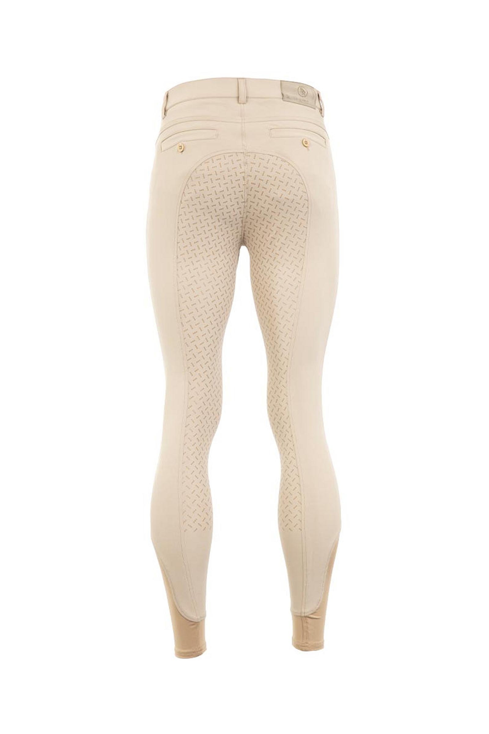 BR Marcus męskie bryczesy jeździeckie z pełnym silikonowym gripem