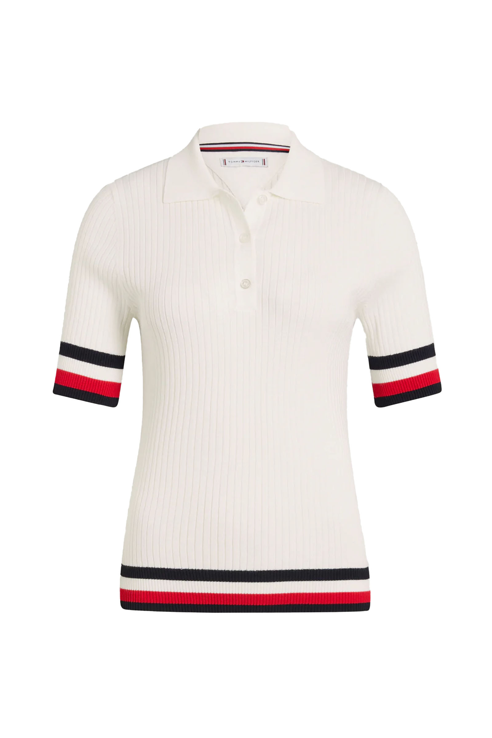 ECRU Tommy Hilfiger Equestrian Lenox sweter polo