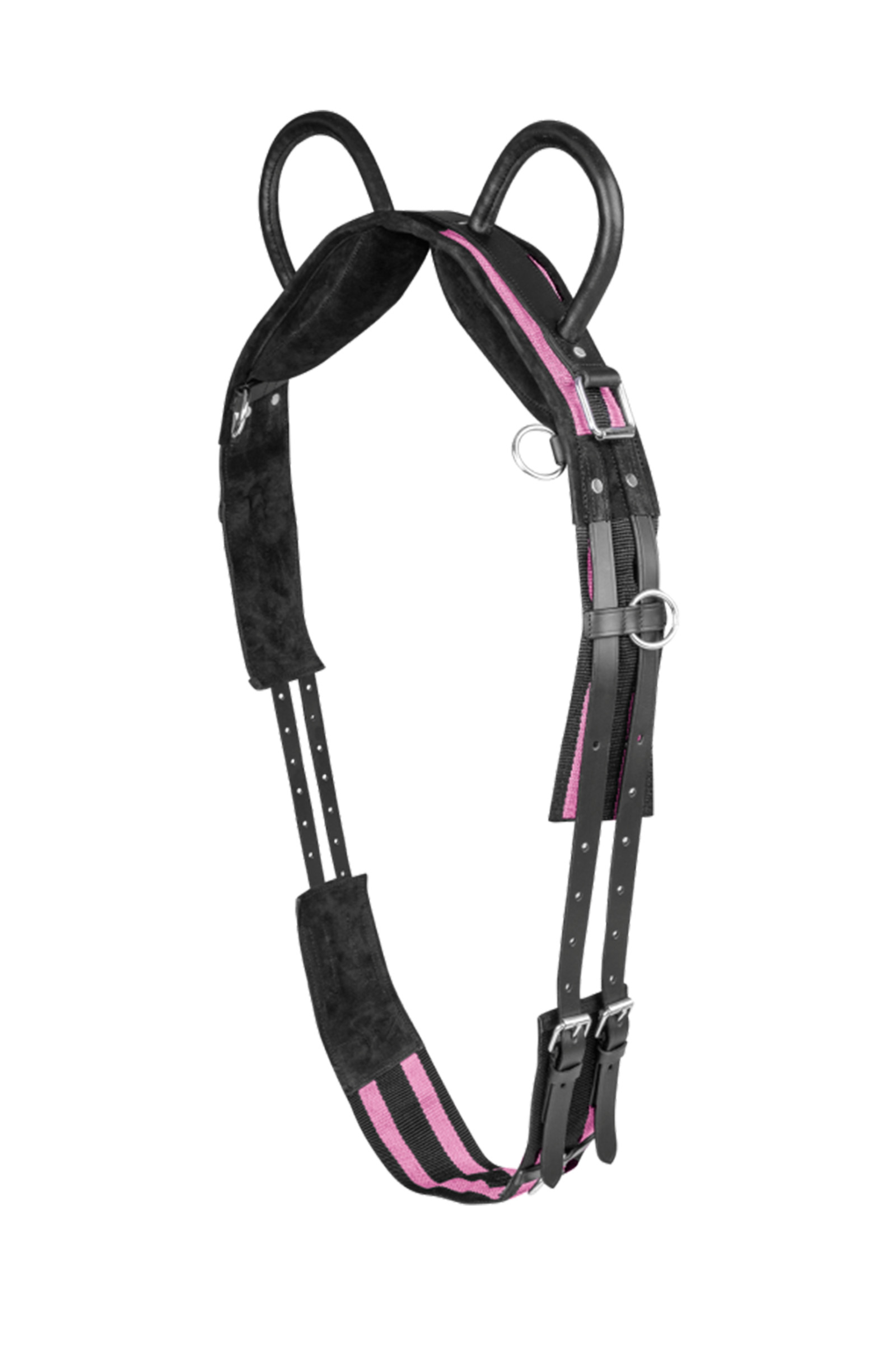 black/pinkrose Waldhausen Siodło z dwoma uchwytami