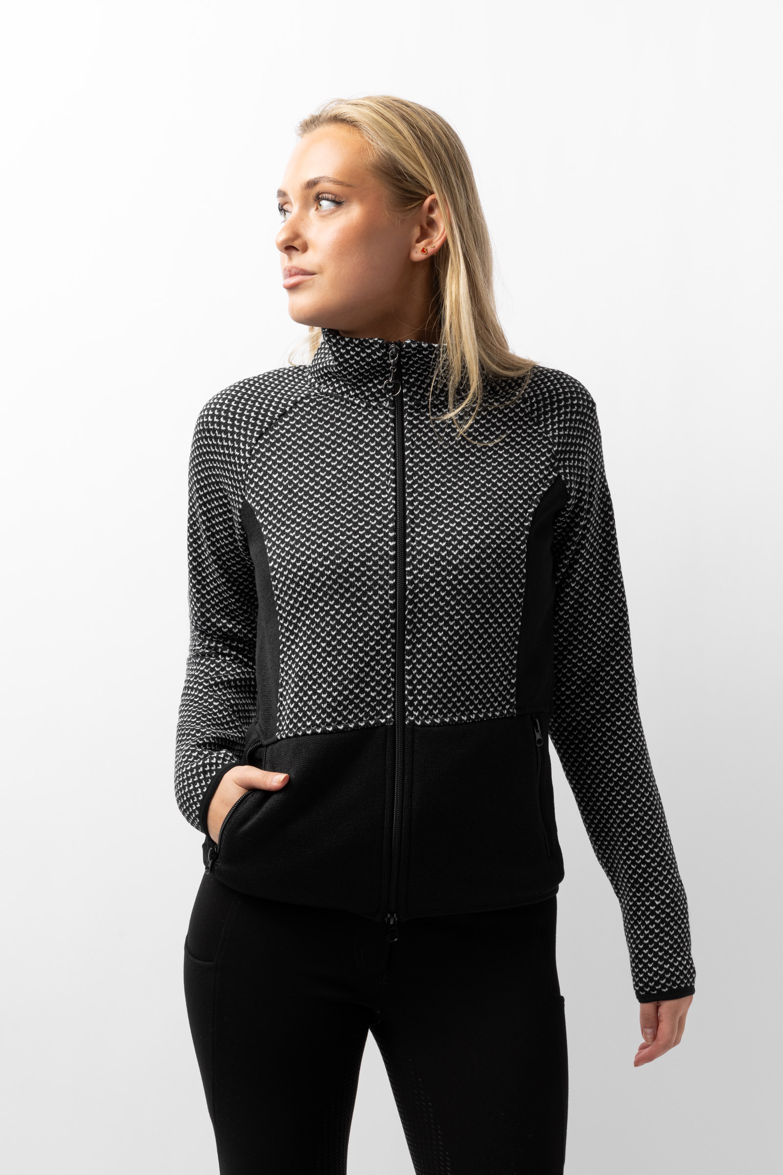 Horze Neve Fleece Kurtka Jeździecka