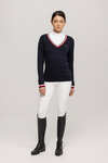 Tommy Hilfiger Equestrian Indiana damski sweter z dekoltem w serek