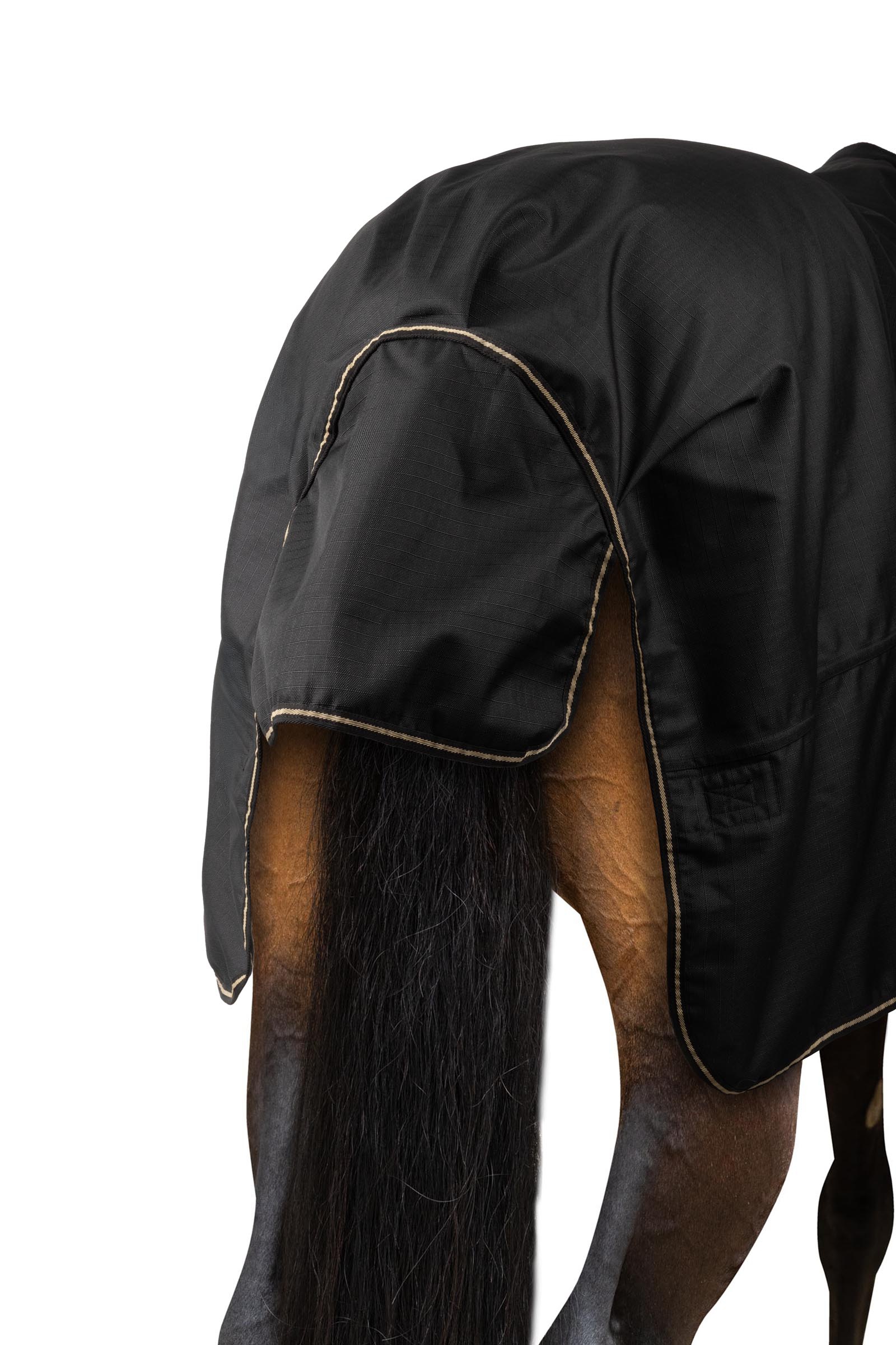 Horze 1200D derka padokowa z odpinanym kołnierzem, 200 g