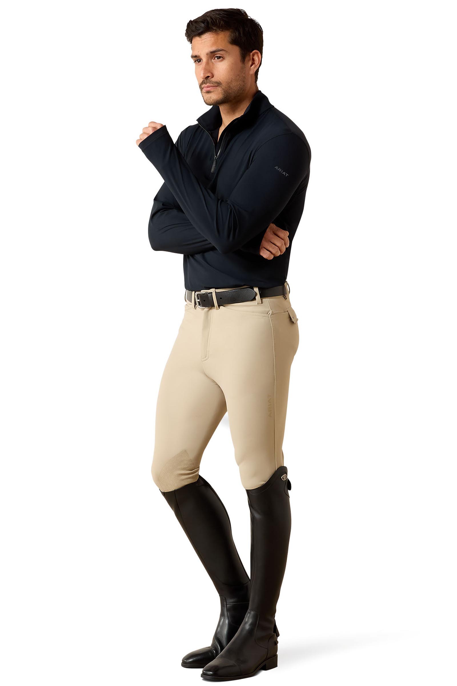 Ariat Męskie SolVeil 1/4 Zip warstwa bazowa