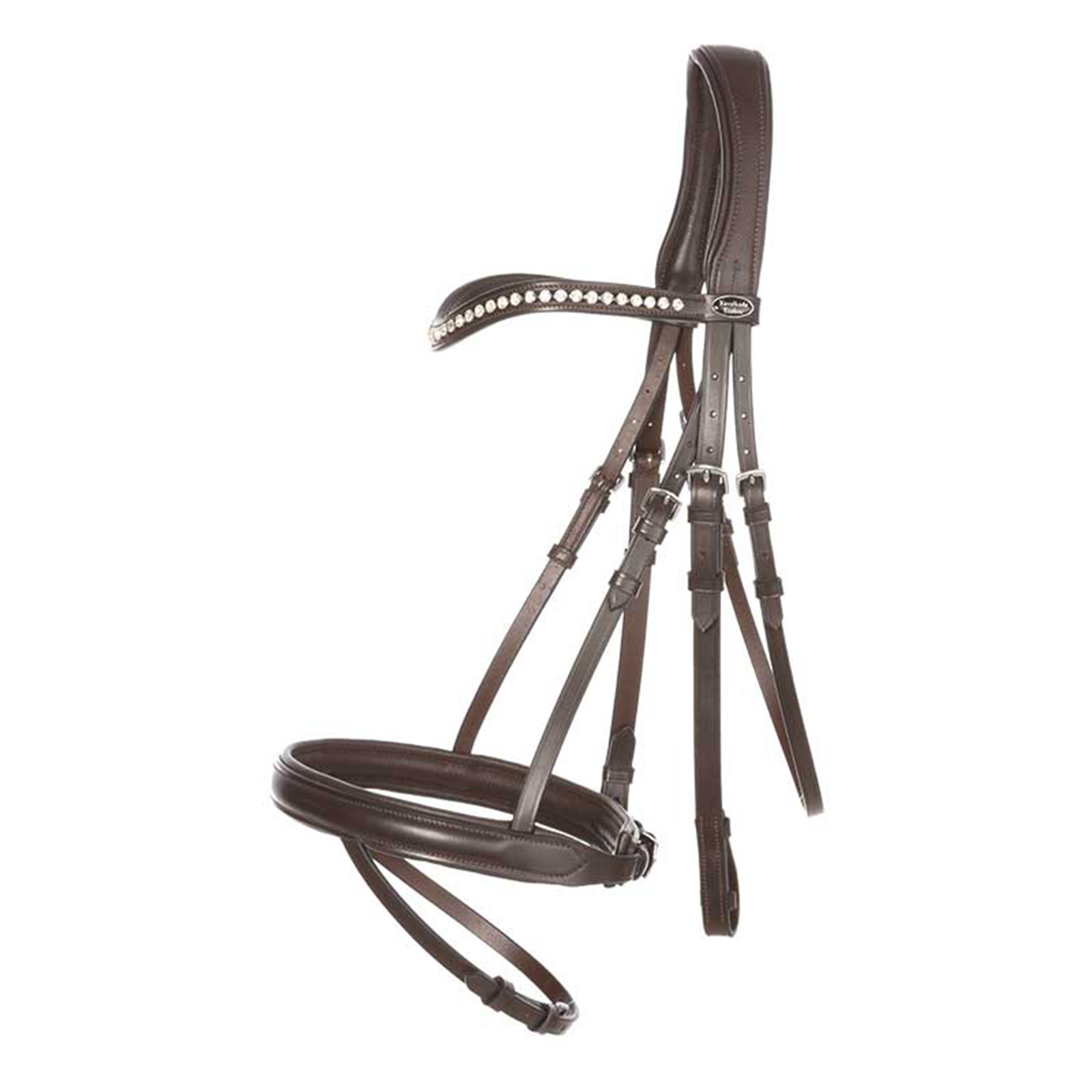 Ogłowie Kavalkade Diana IR, nachrapnik flash z wodzami