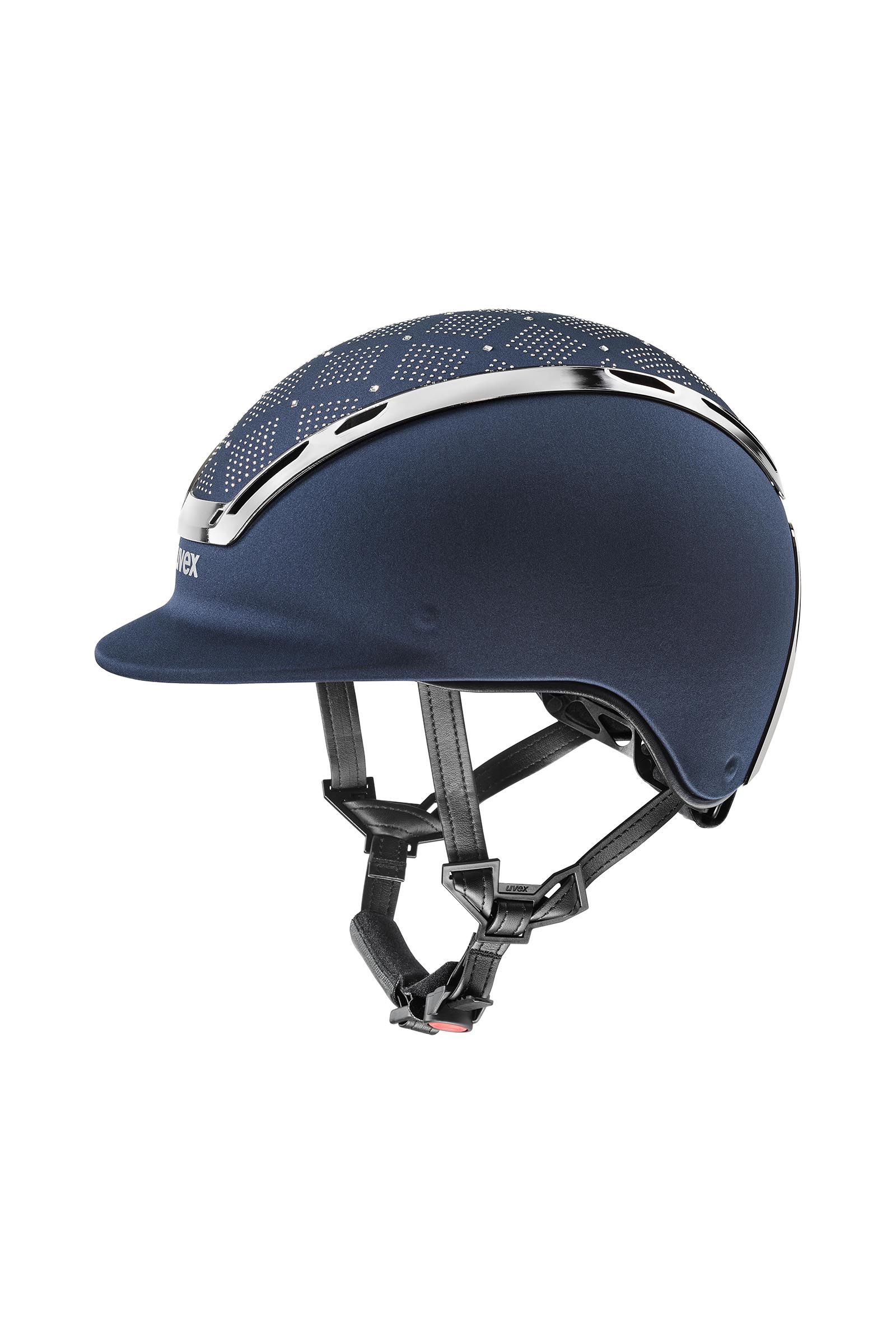 navy Uvex Exxeed Jewel Kask do jazdy konnej