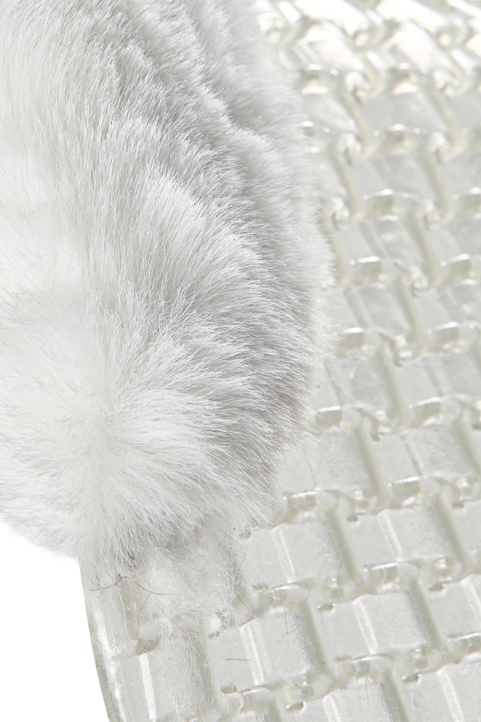 Acavallo Żelowa podkładka antypoślizgowa Respira z sztuczną owczą sk&oacute;rą płaska