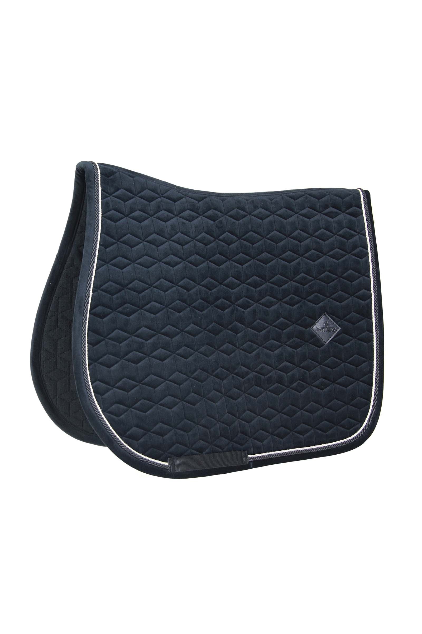 Black Kentucky Horsewear Velvet Basic czaprak skokowy
