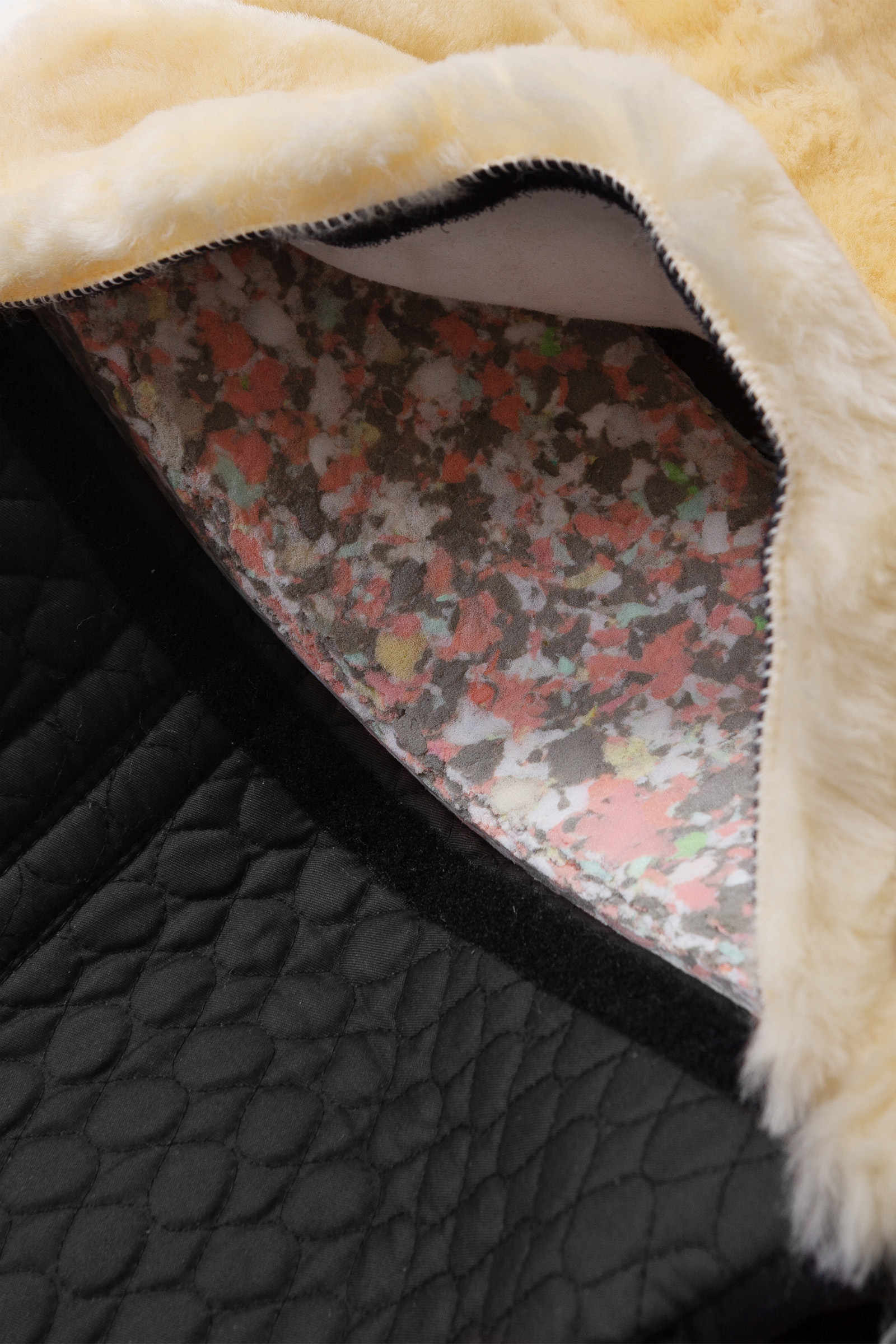 Pad do jazdy na oklep z futrem owczym Christ Iberica Plus