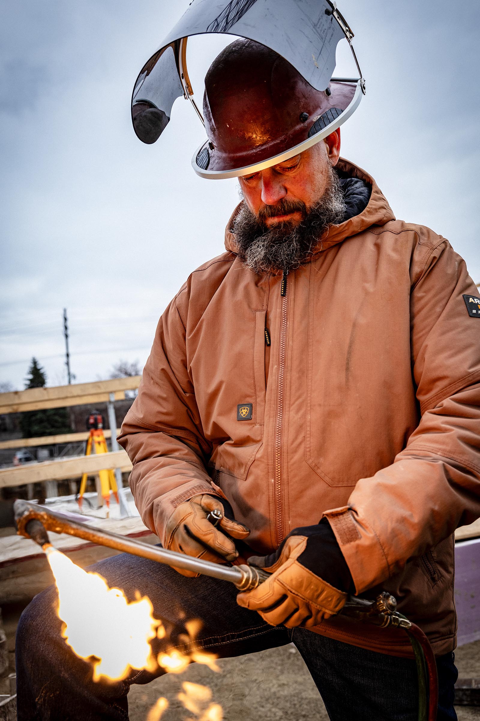 Ariat Rebar Cordura Ripstop Męska kurtka ocieplana