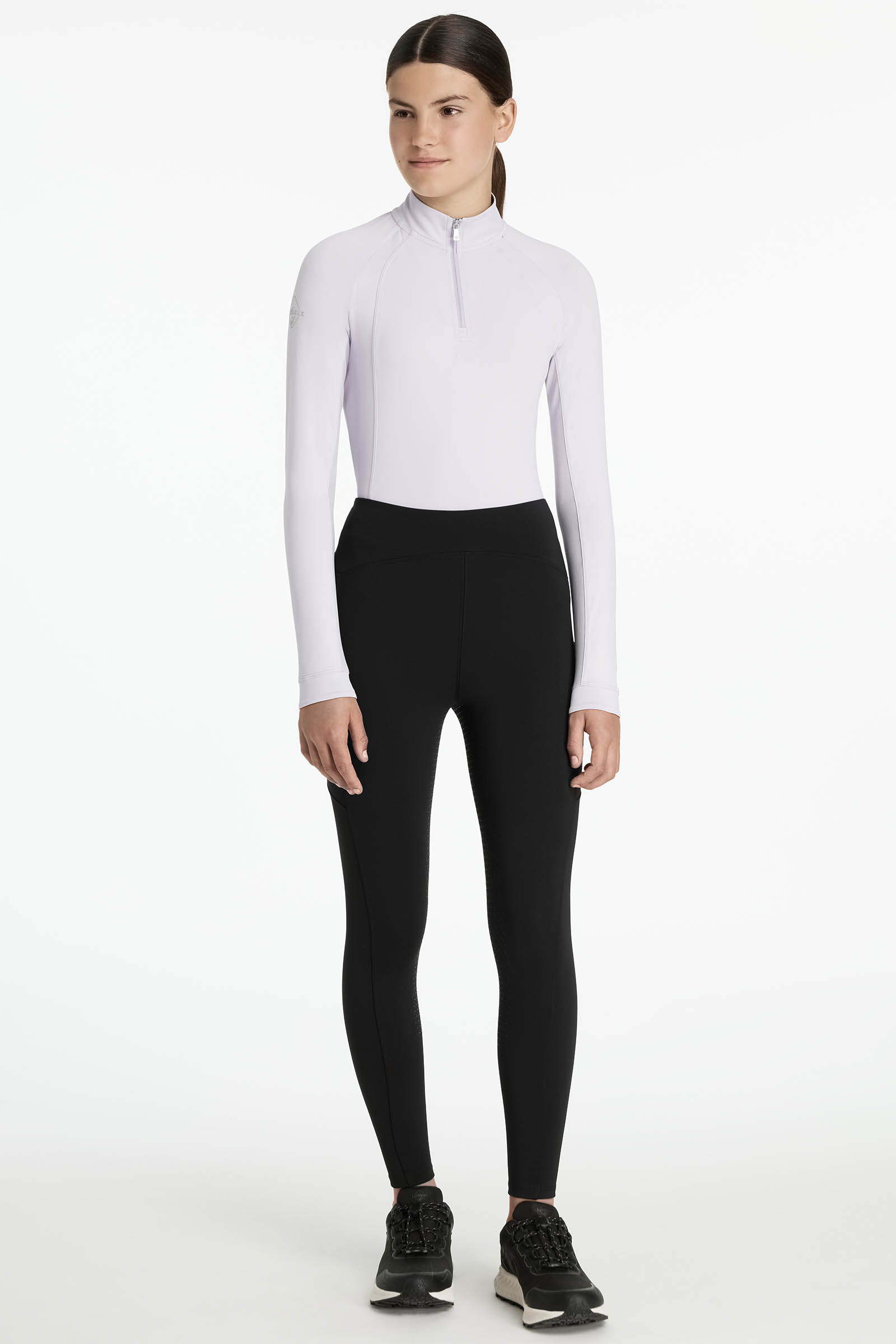 LeMieux Young Rider Nell dziecięce bryczesy z miękkim wnętrzem i pełnym lejem