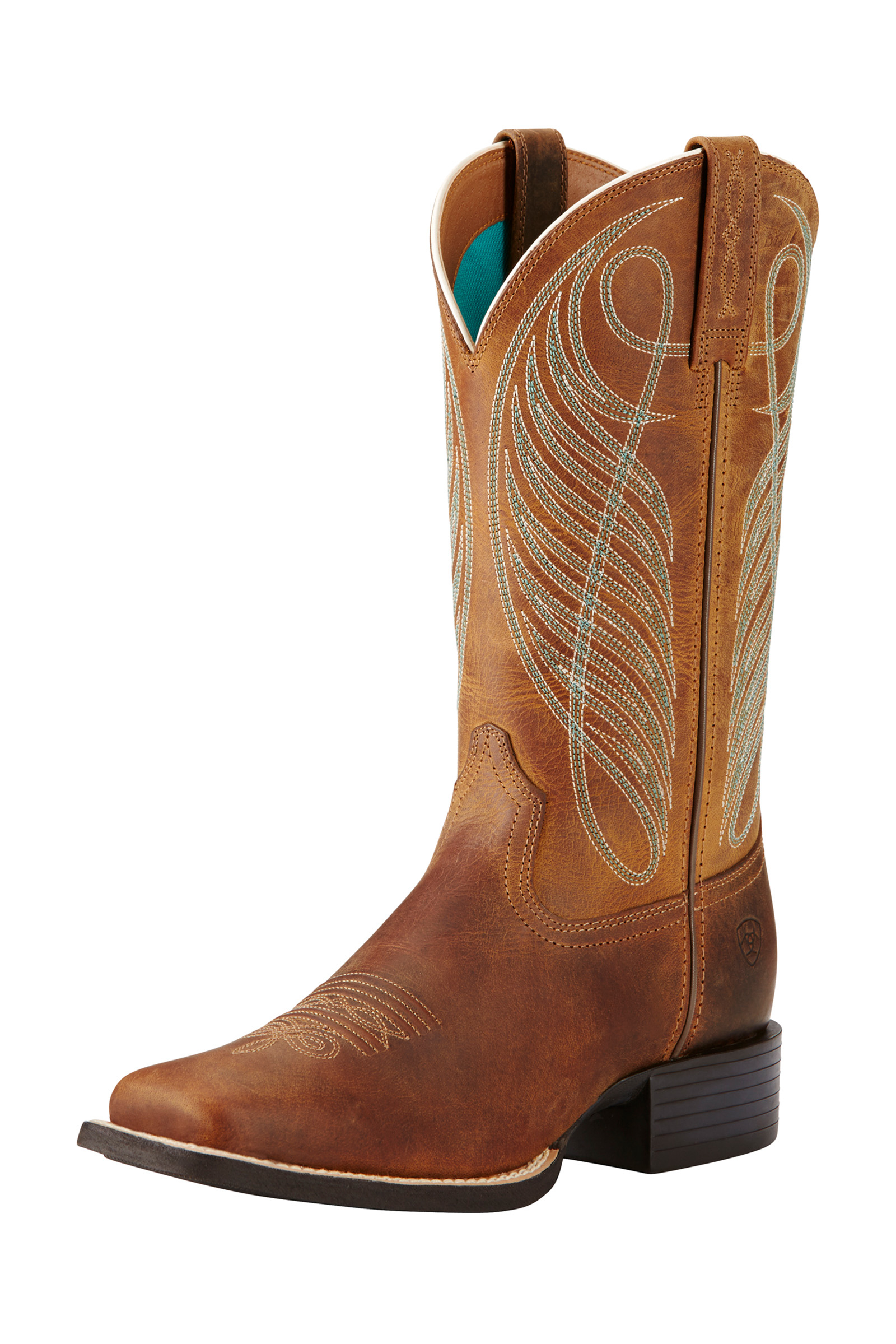 Ariat Round Up Wide Square Toe damskie kowbojki