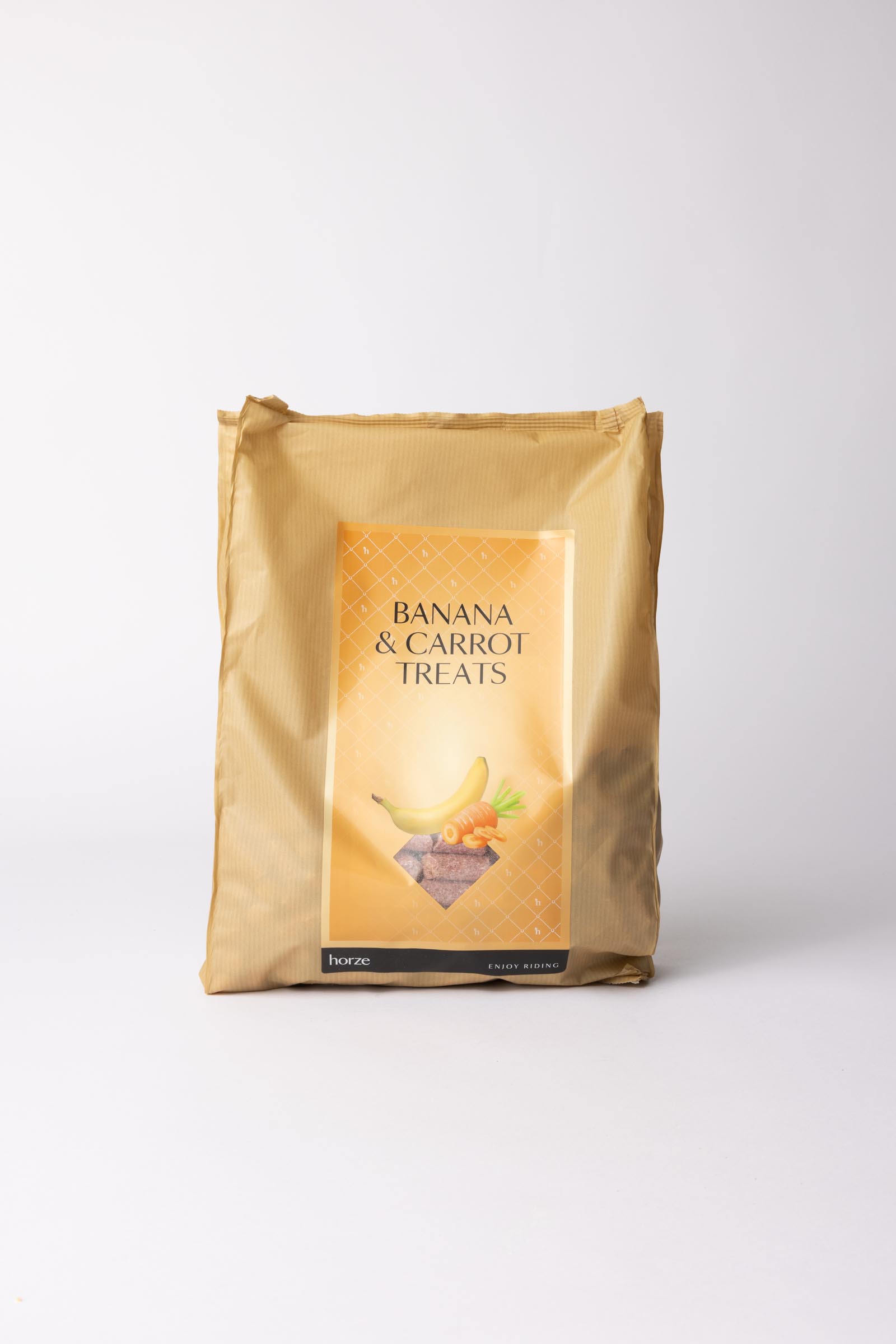 Horze Biscuits, Przysmaki dla koni, smak bananowo-marchewkowy, 2,5 kg