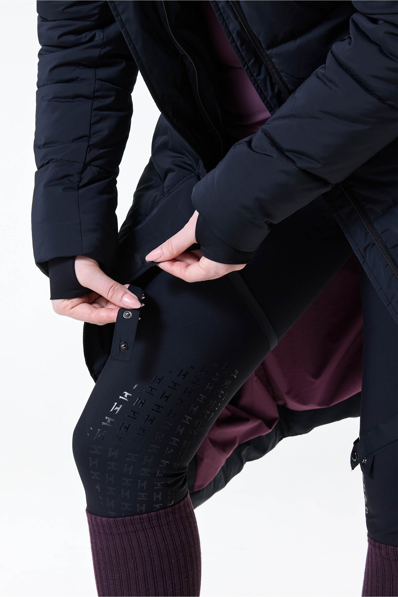 Horseware Verve damski długi pikowany płaszcz