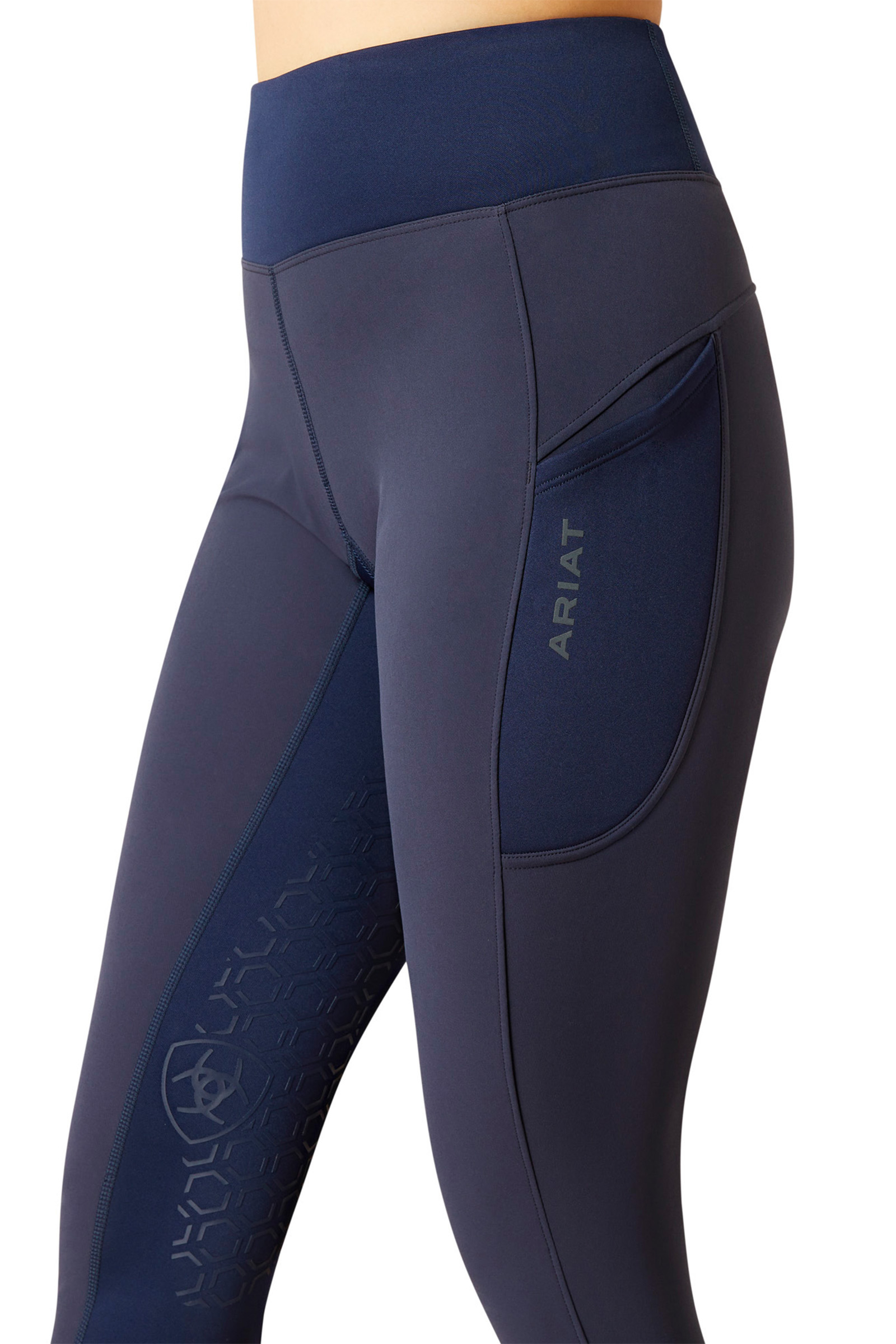 Damskie legginsy do jazdy konnej Half Grip Ariat Boreas