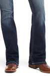 Ariat R.E.A.L. Mid Rise Stretch Entwined Damskie elastyczne dżinsy bootcut ze średnim stanem