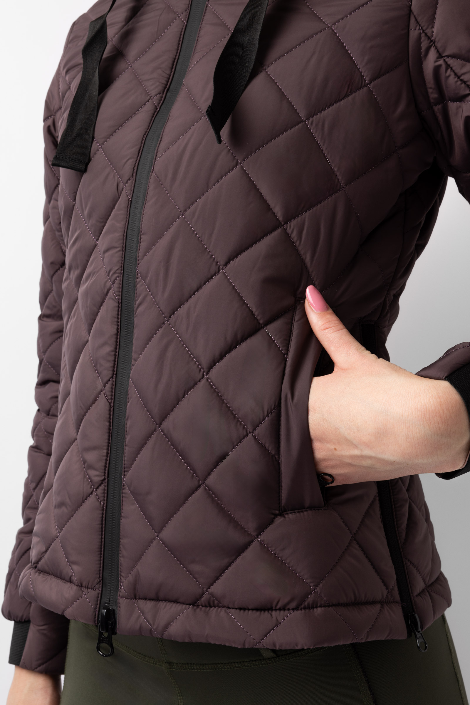 Damska ocieplana kurtka jeździecka Horze Young Rider IMELDA