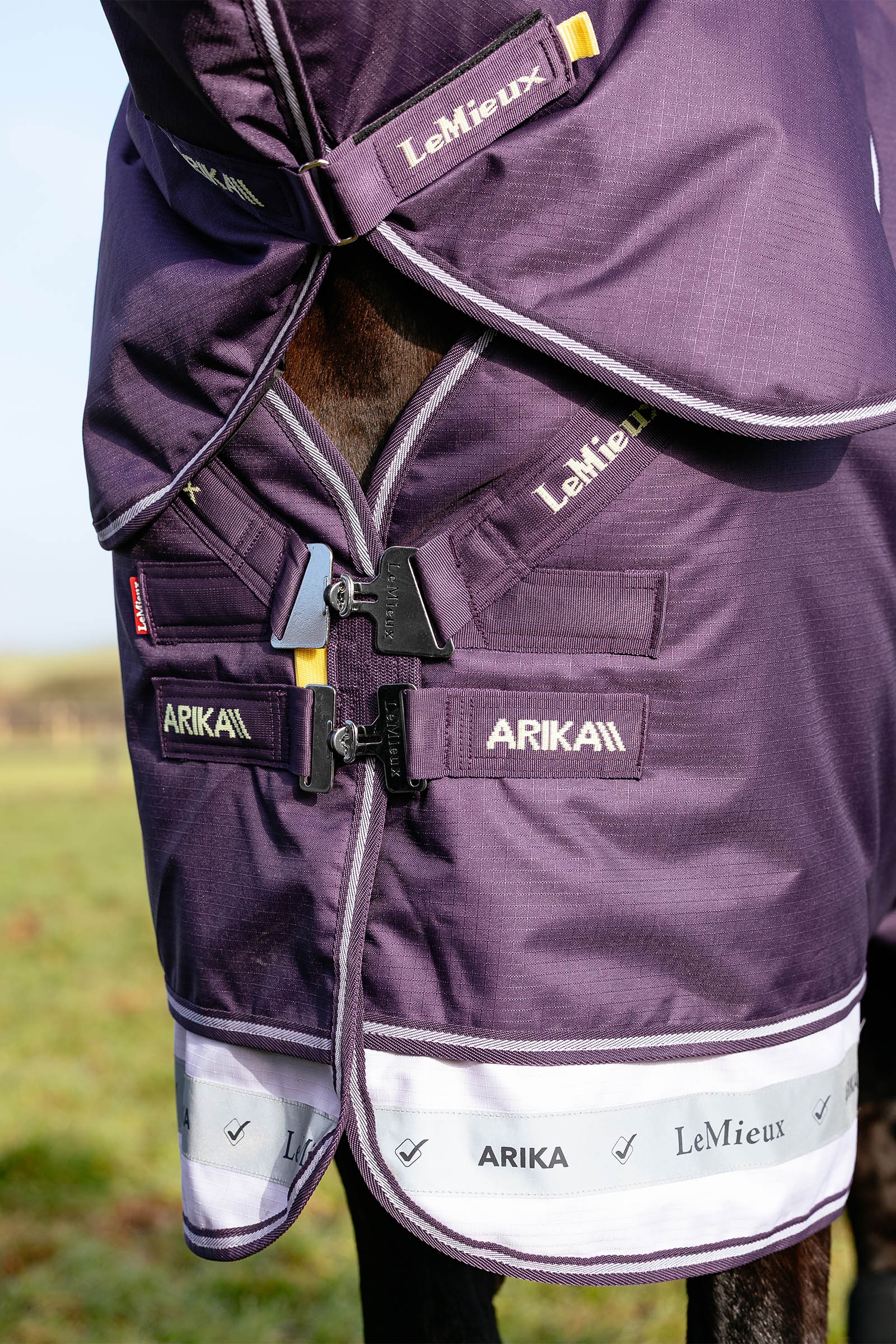 LeMieux Arika Ripstop Turnout Rug With Detachable Neck, 100 g