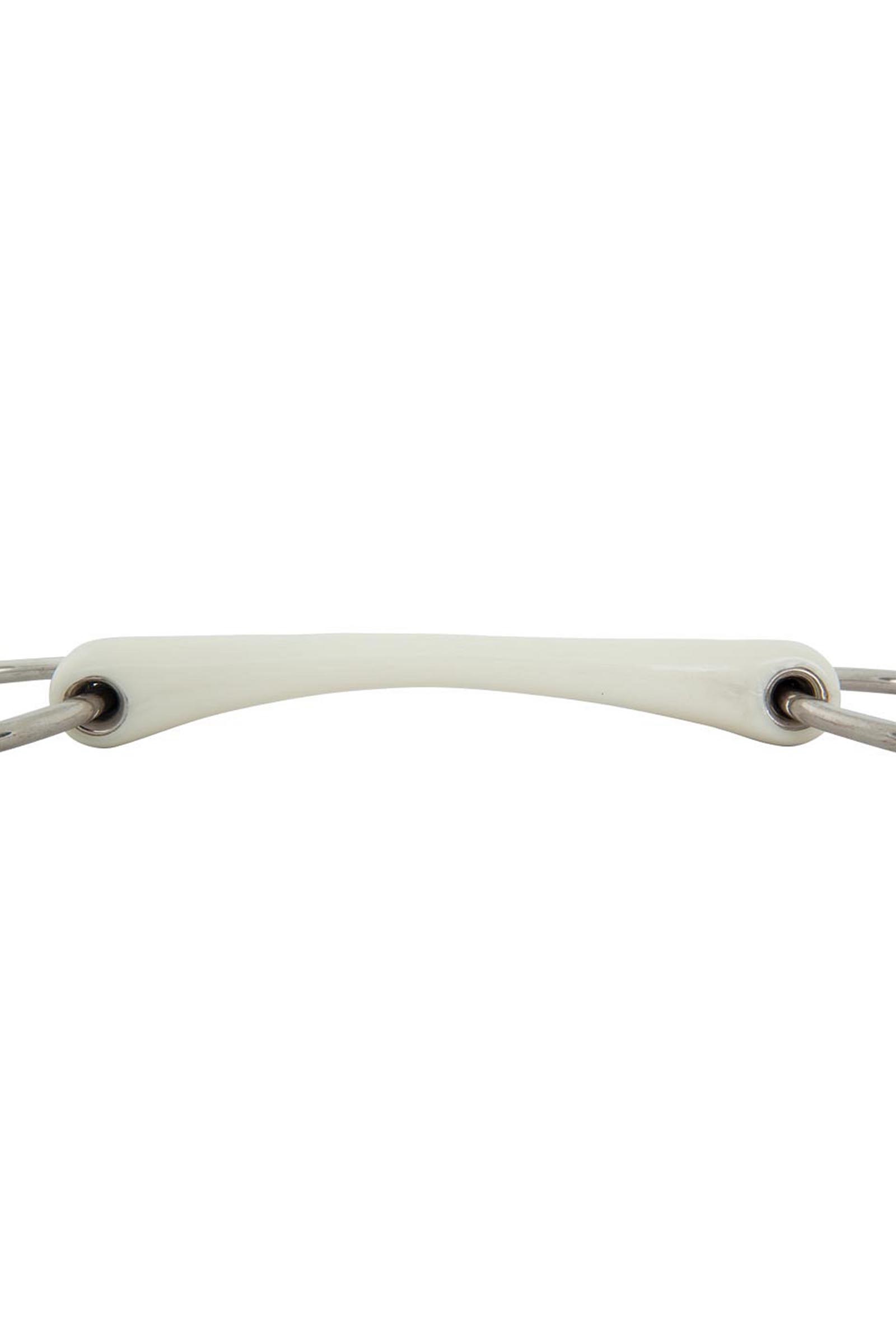 BR Combo wędzidło z luźnymi pierścieniami, mullen mouth, 18 mm