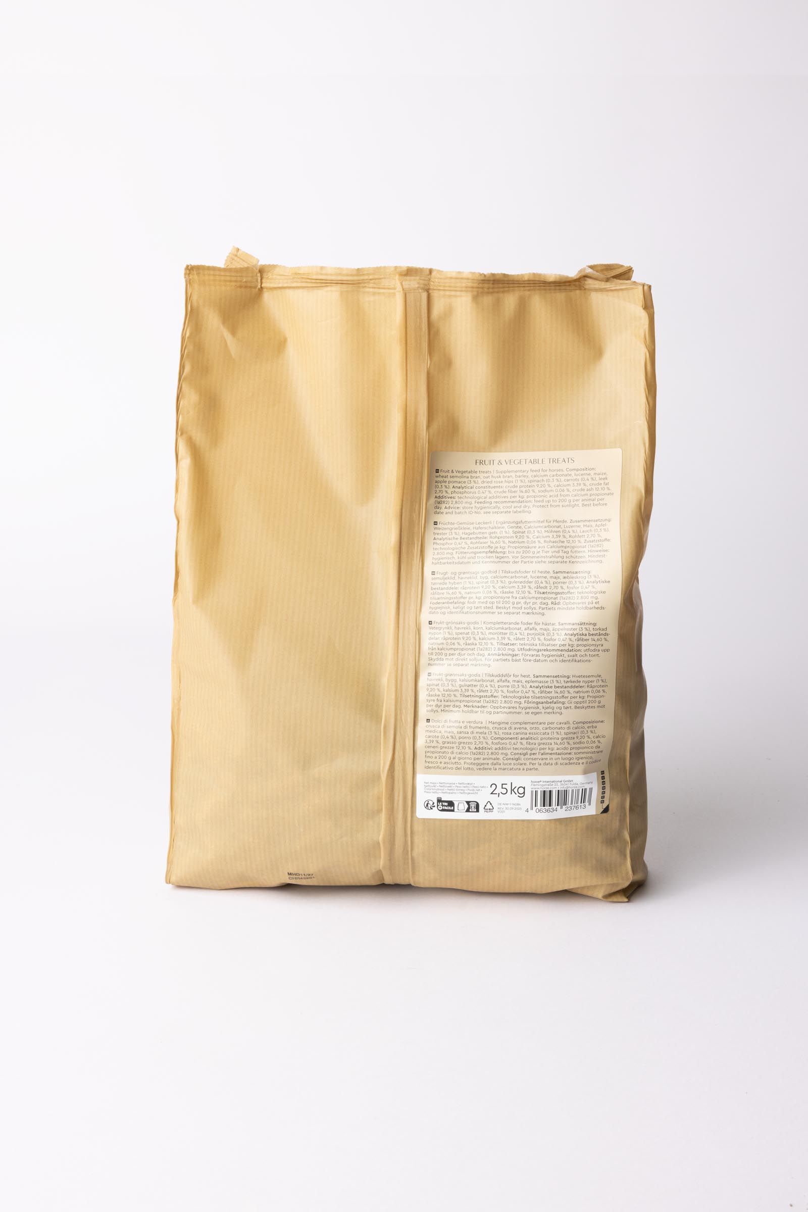 Horze Biscuits Fruits & Veggies, Przysmaki dla koni 2,5 kg