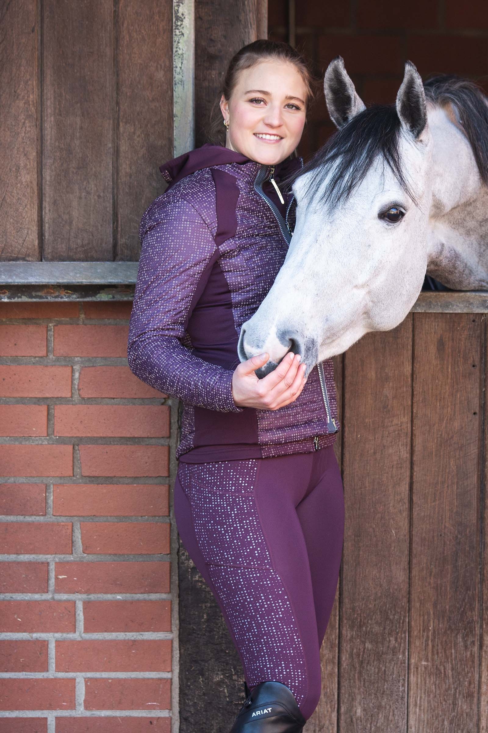 Ariat Eos Lumina Damskie legginsy jeździeckie z pełnym lejem