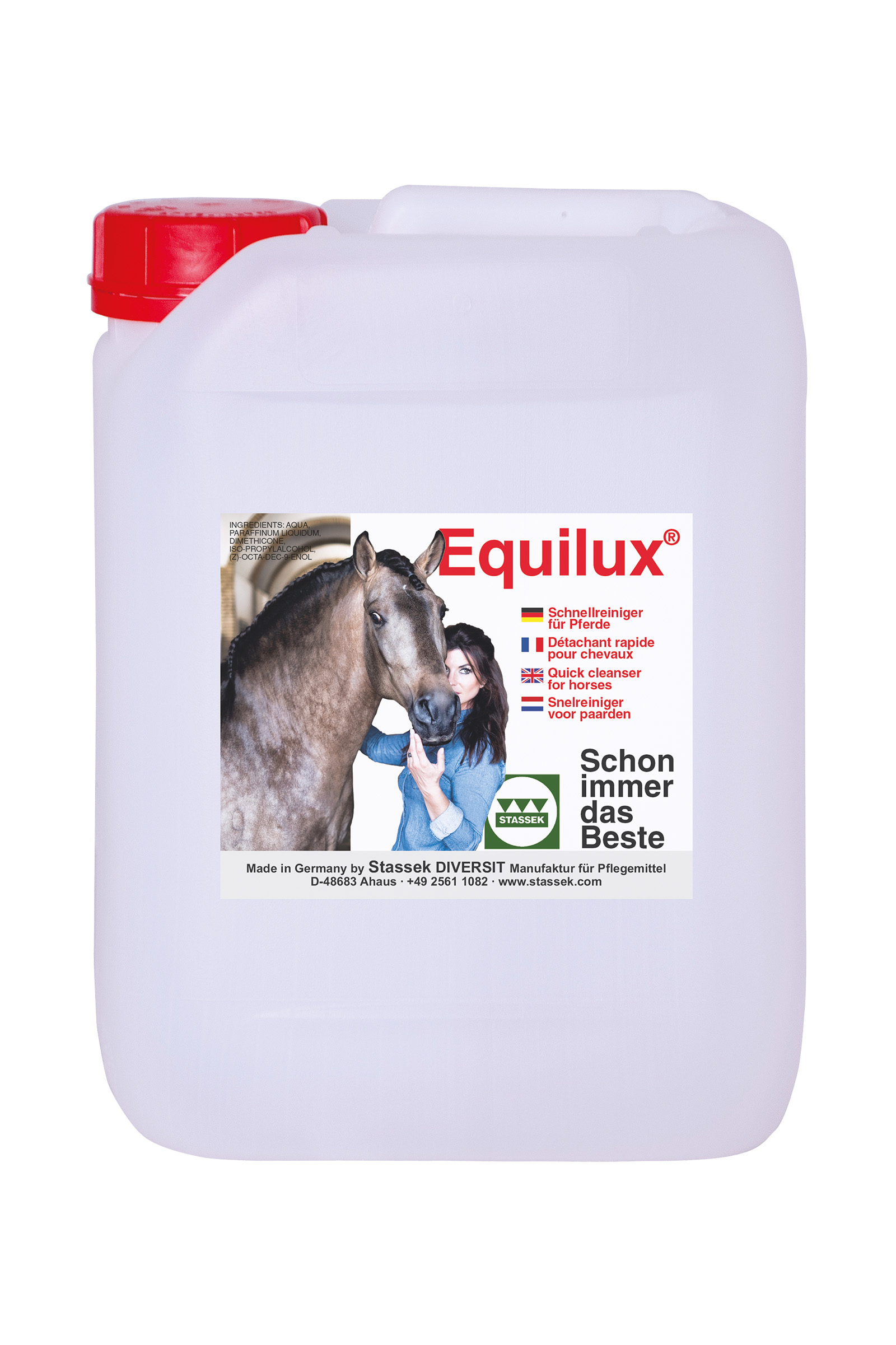Stassek Equilux Quick Cleanser dla koni Kanister, 2 litry