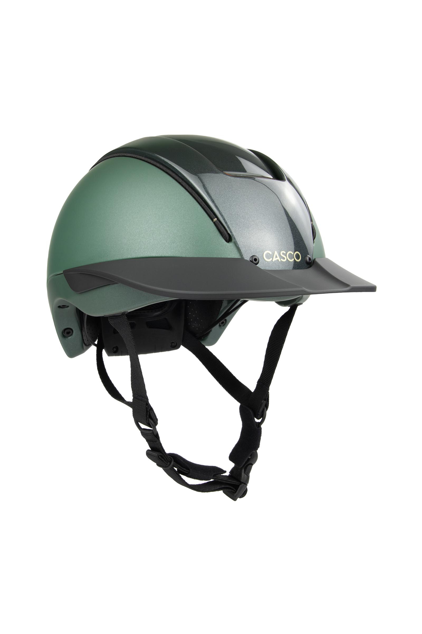 Emerald Green Casco Duell Prime kask jeździecki