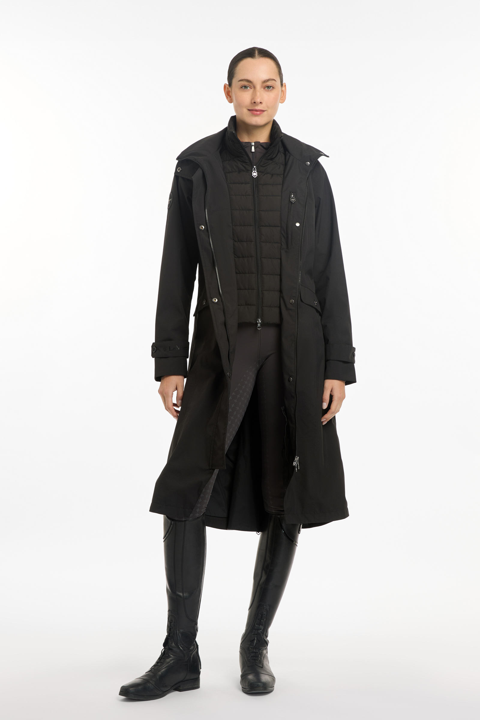 LeMieux Amelie damski wodoodporny lekki płaszcz do jazdy konnej