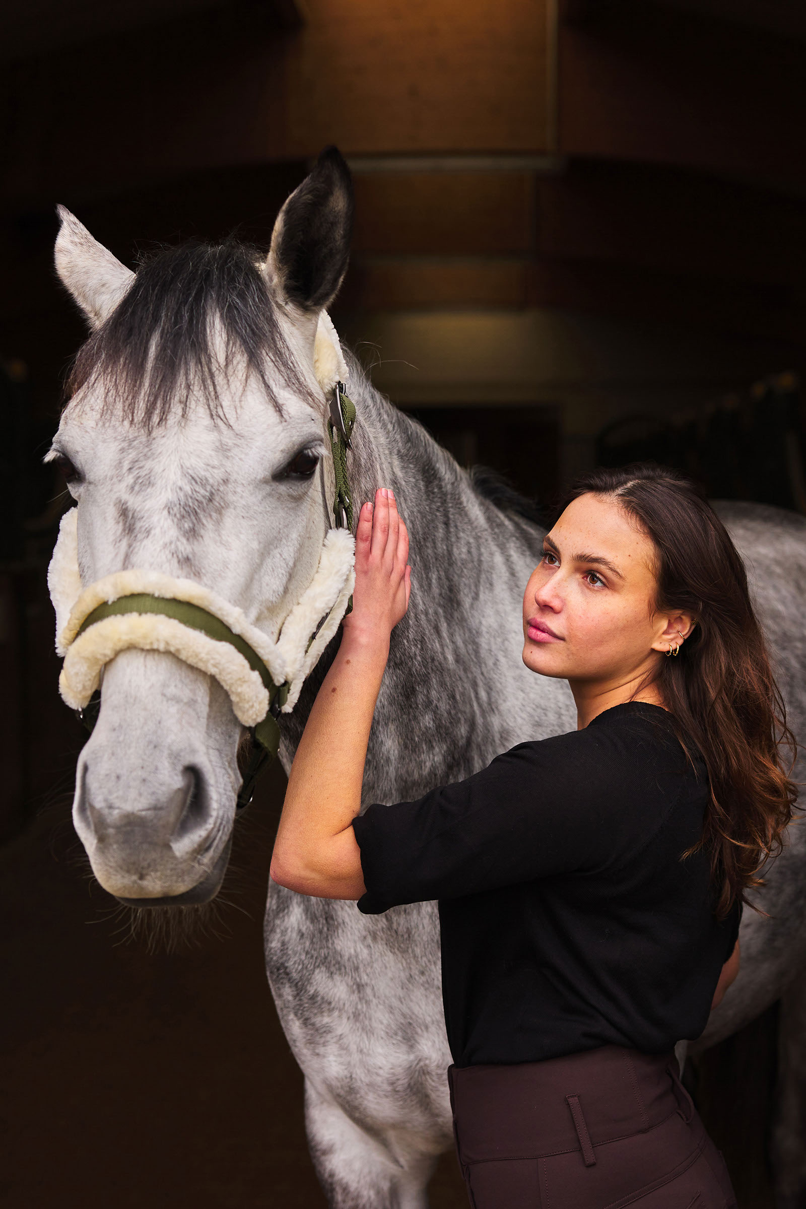 Kantar Horze Marquess z podszyciem ze sztucznego futerka