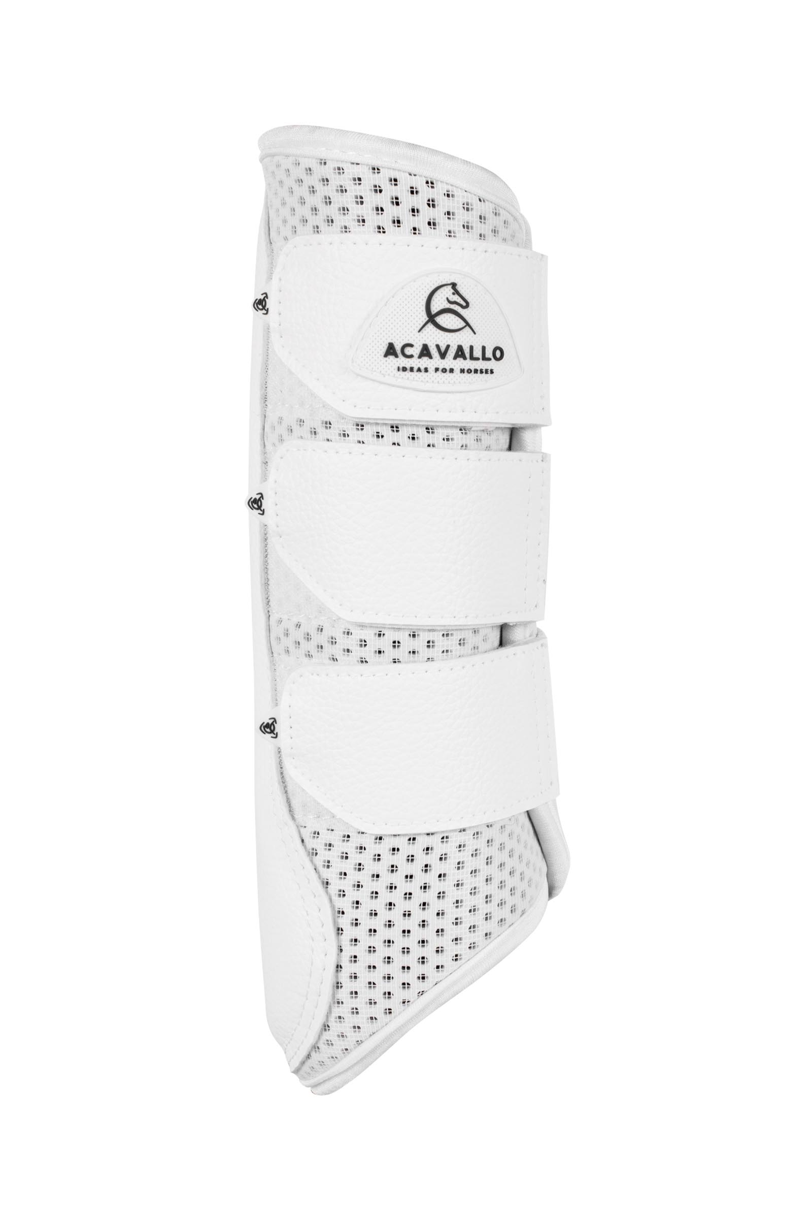 White Acavallo neoprenowe ochraniacze szczotkowe, tył  