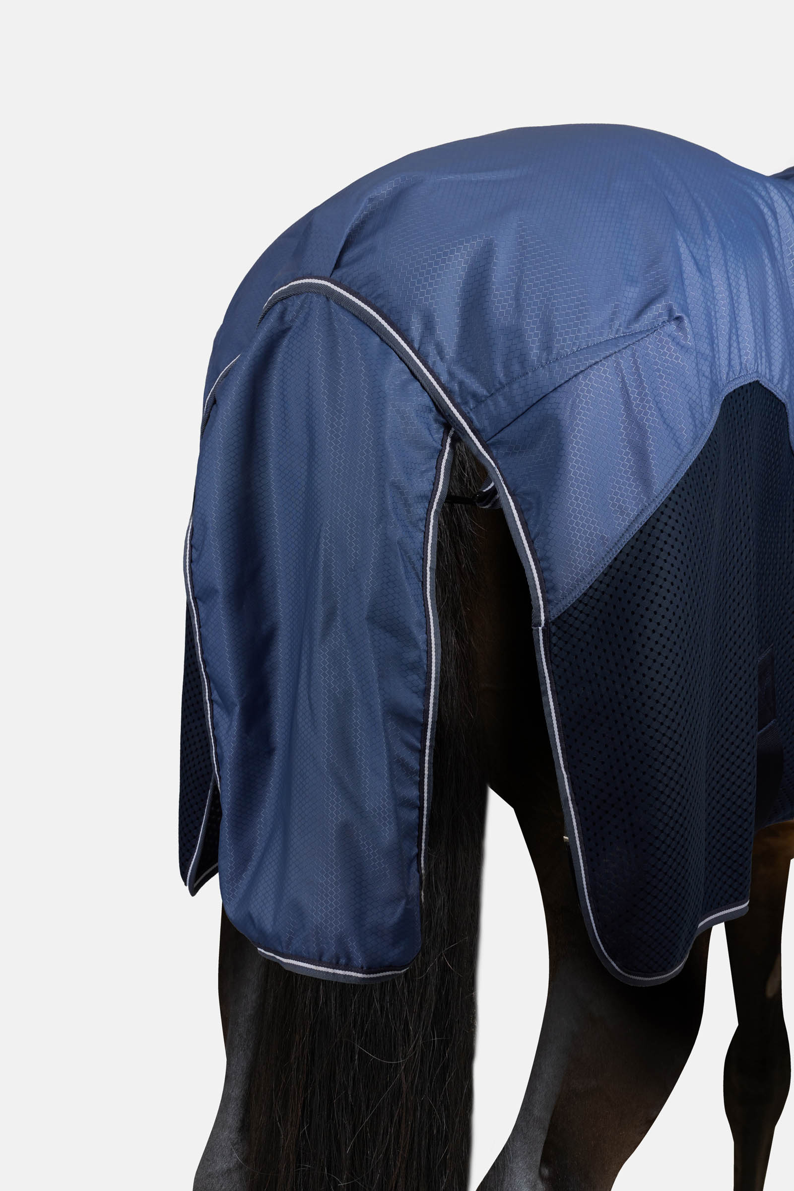 Horze Aircool 3D derka padokowa przeciwdeszczowa z odpinanym kapturem