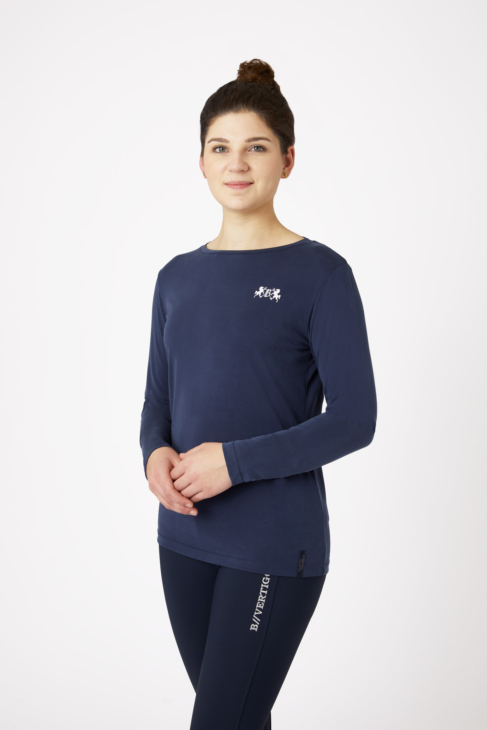 Damski t-shirt B Vertigo Daniele z długim rękawem