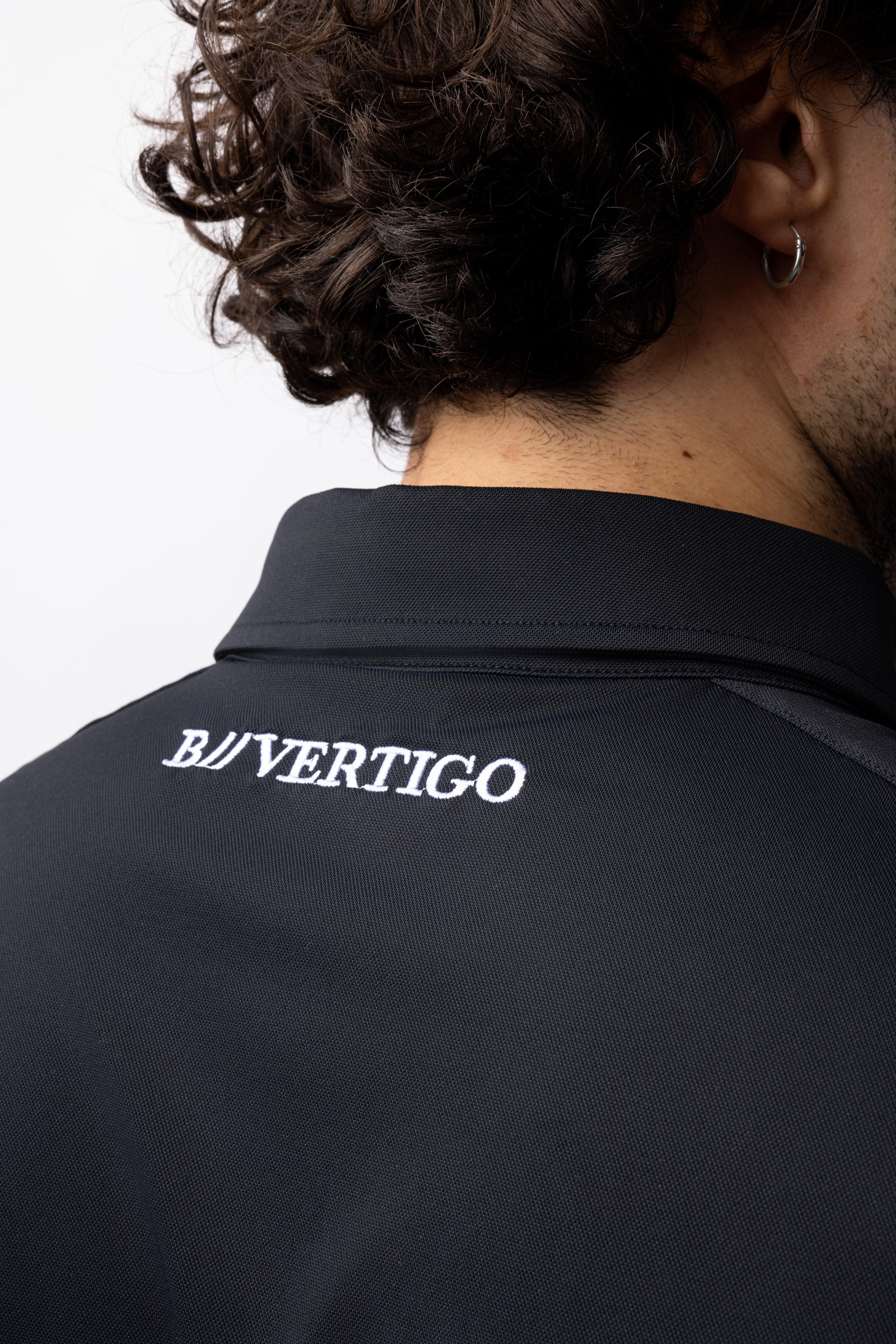 B Vertigo Flynn Męska techniczna koszulka polo