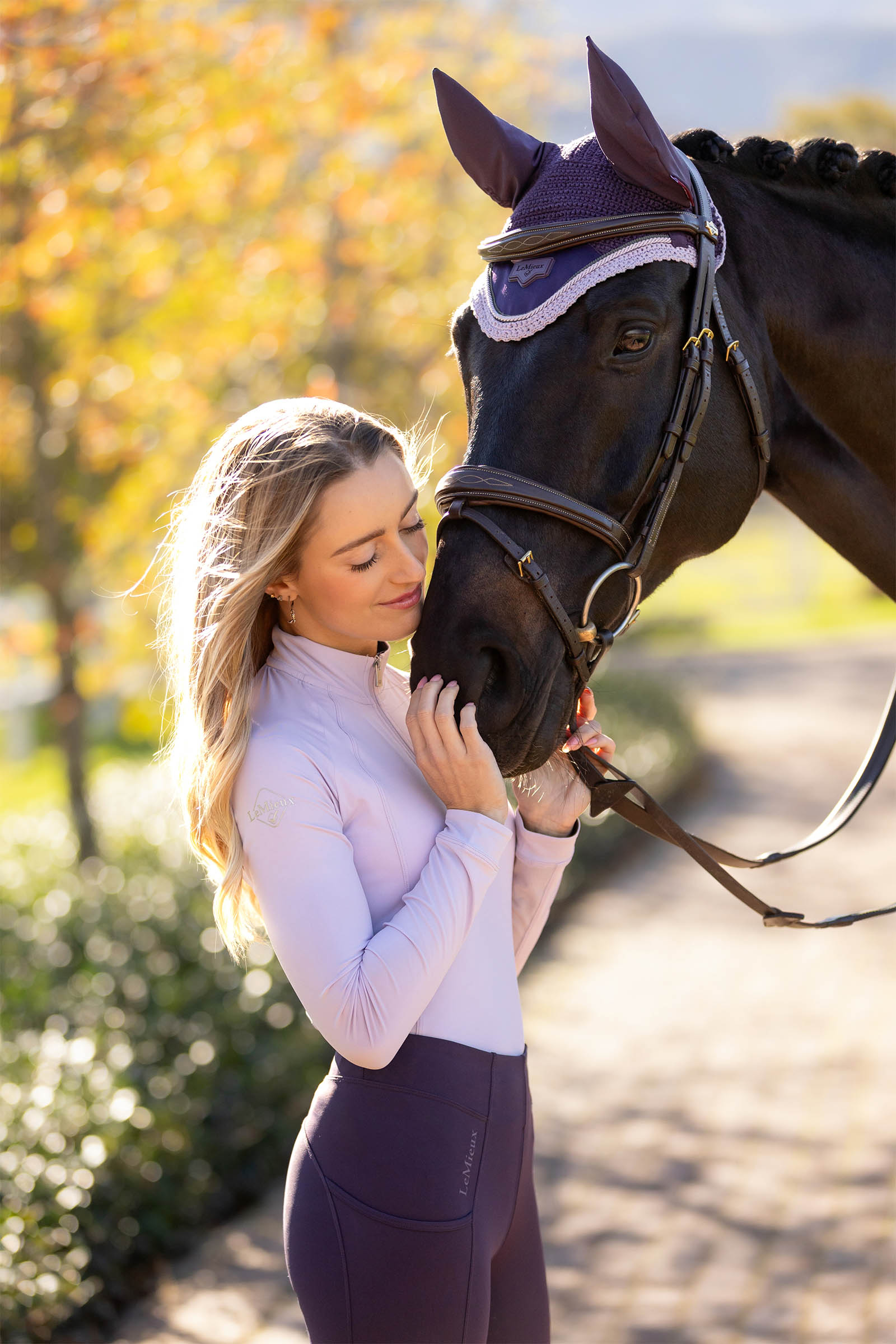 LeMieux Halle damska lekka koszulka funkcyjna z filtrem UV jako warstwa bazowa
