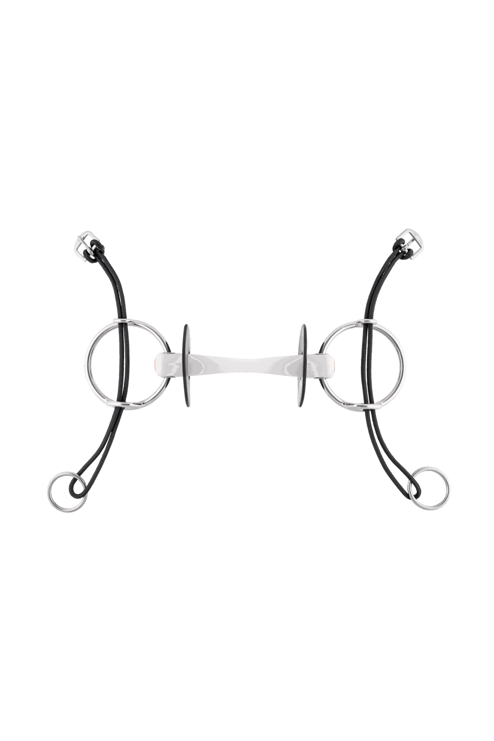 Wędzidło Sprenger Nathe typu &bdquo;Cyganka&rdquo;, 20 mm, proste, giętkie Mullen (pierścienie o średnicy 70 mm)