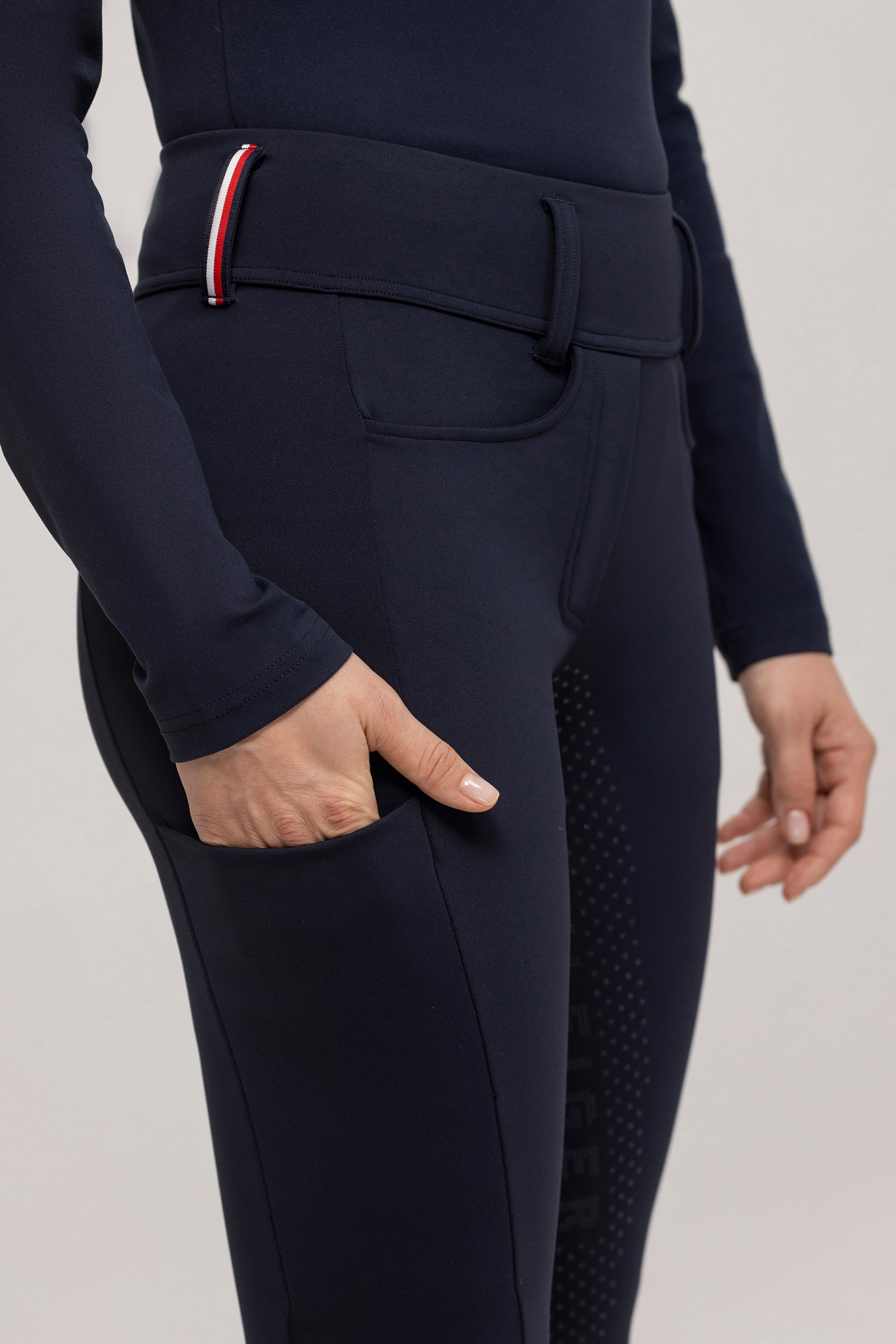 Tommy Hilfiger Equestrian Vermont damskie bryczesy z pełnym uchwytem