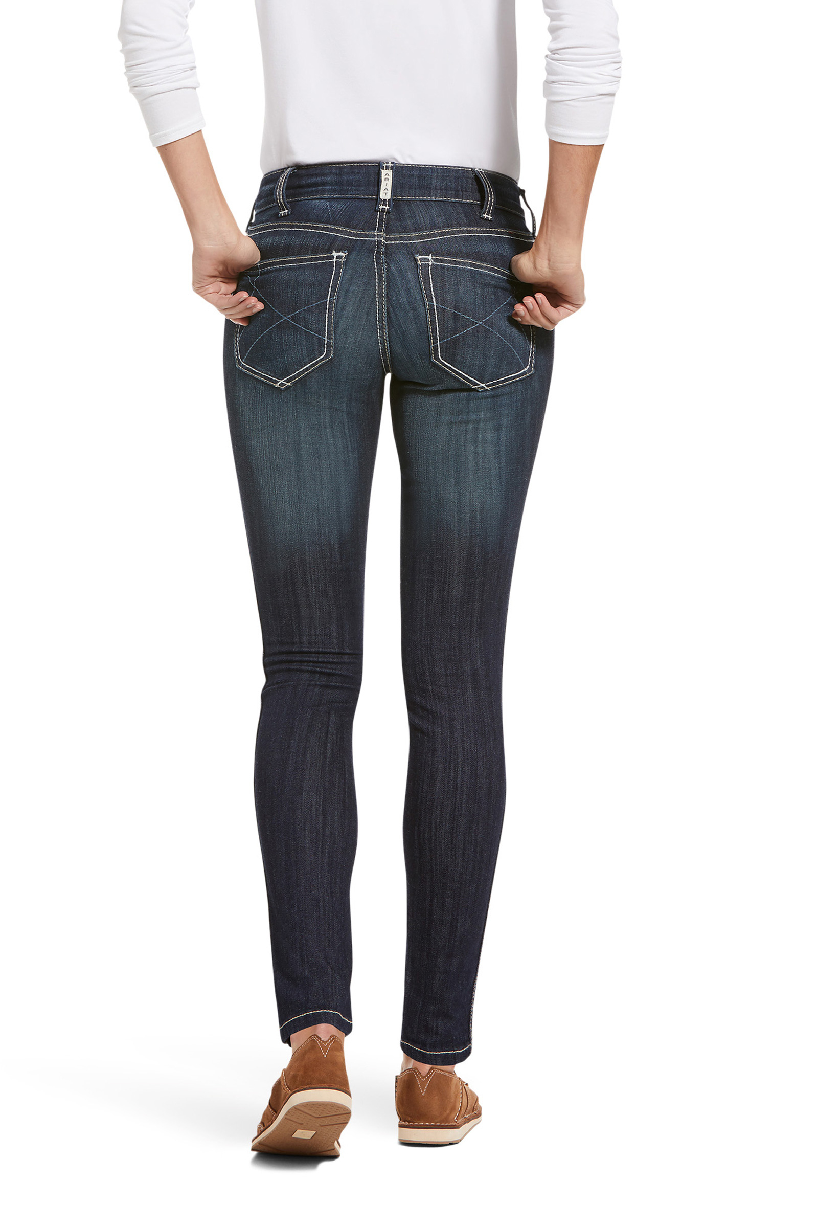 Ariat Ella R.E.A.L damskie stretch skinny jeans ze średnim stanem