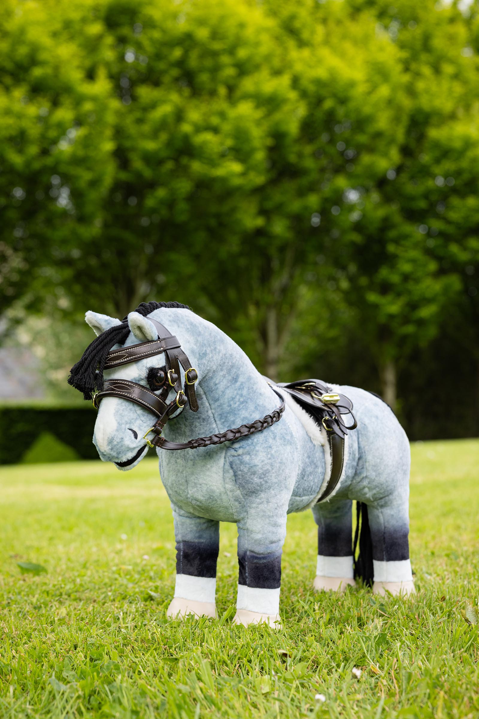 LeMieux Hunter czaprak skokowy i popręg dla konika zabawkowego