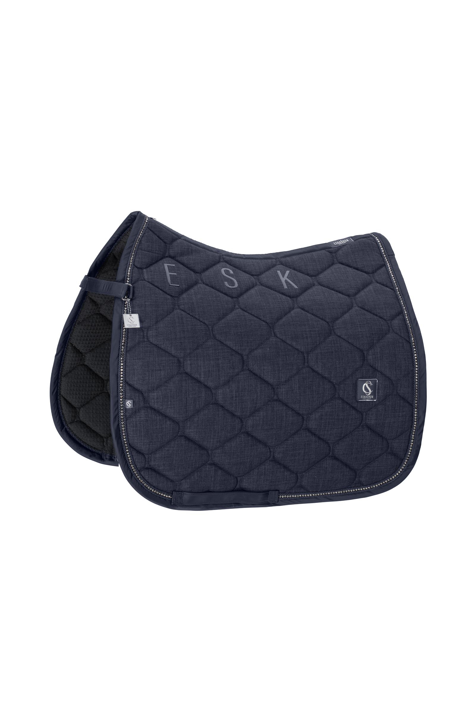 Navy Eskadron Classic Sport SS26 Boucl&eacute; Crystal czaprak ujeżdżeniowy
