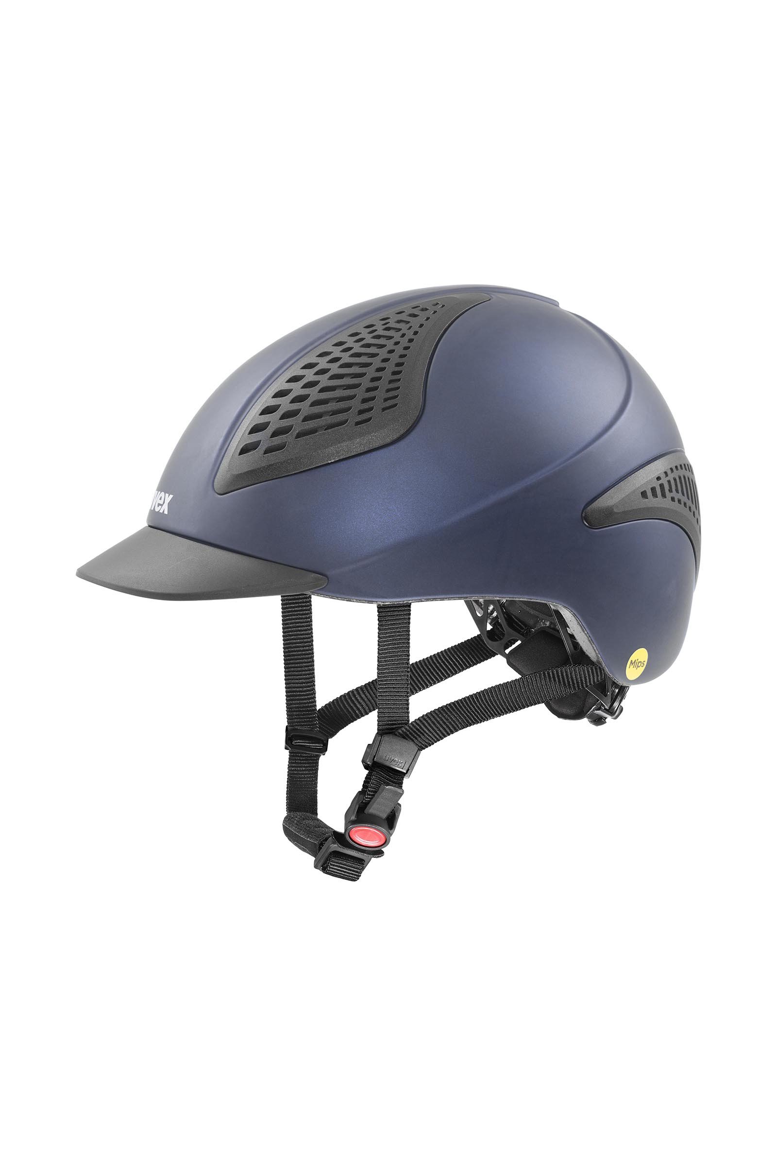 navy mat Uvex Exxential III MIPS kask jeździecki