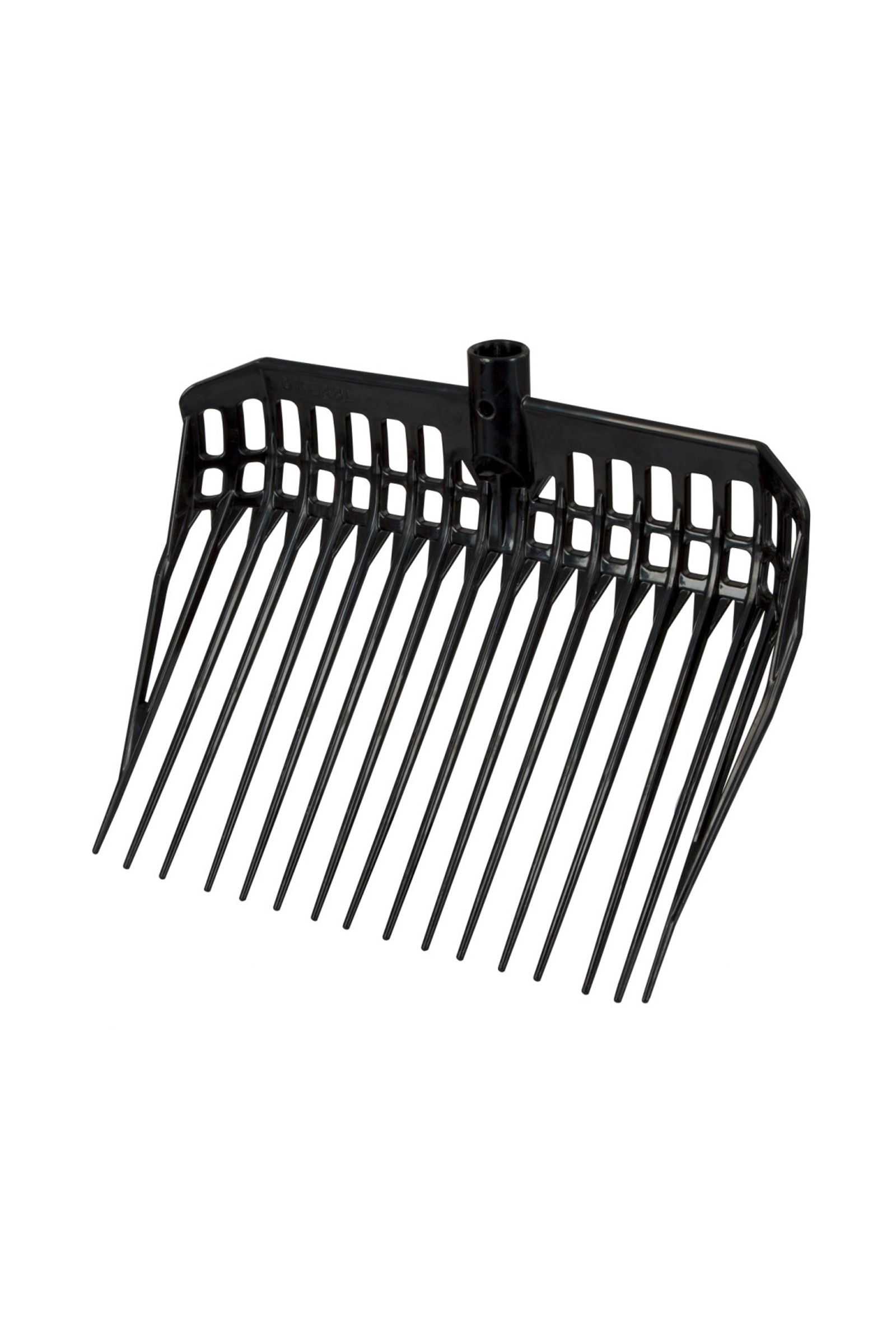 Widły do ściółki Kerbl EcoFork z metalowym uchwytem i D-gripem