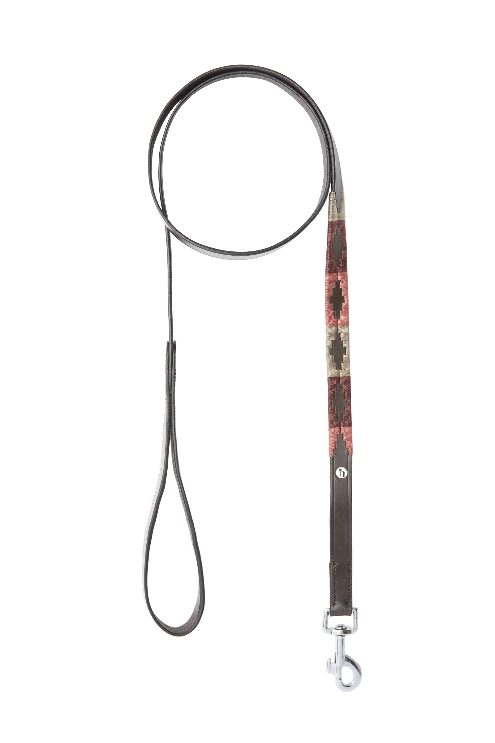 Marsala Red/ Rum Raisin Brown Horze Polo Smycz dla psa