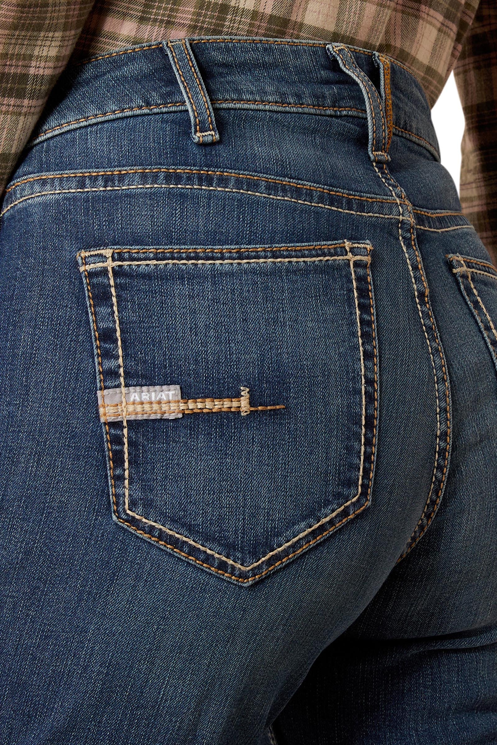 Ariat Rebar HR Riveter Straight Damskie dżinsy o prostych nogawkach