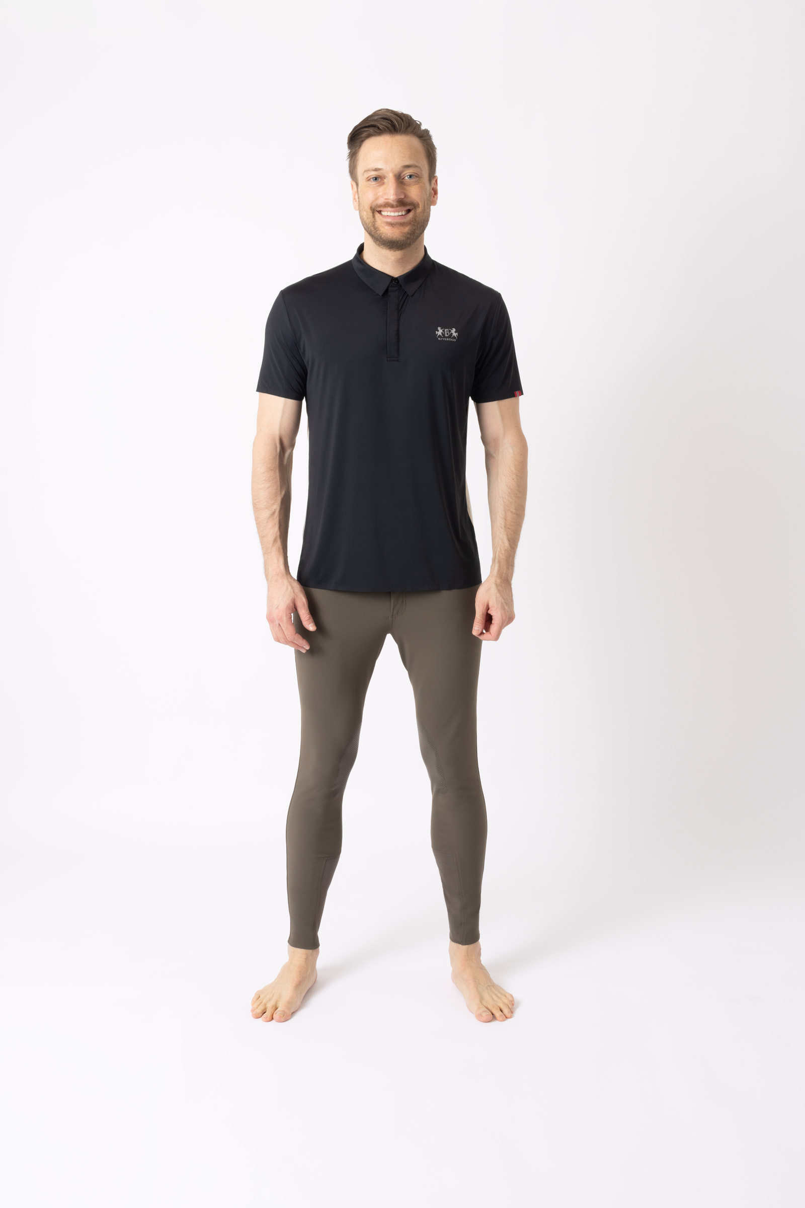 Bezszwowa męska koszulka polo B Vertigo Aidan