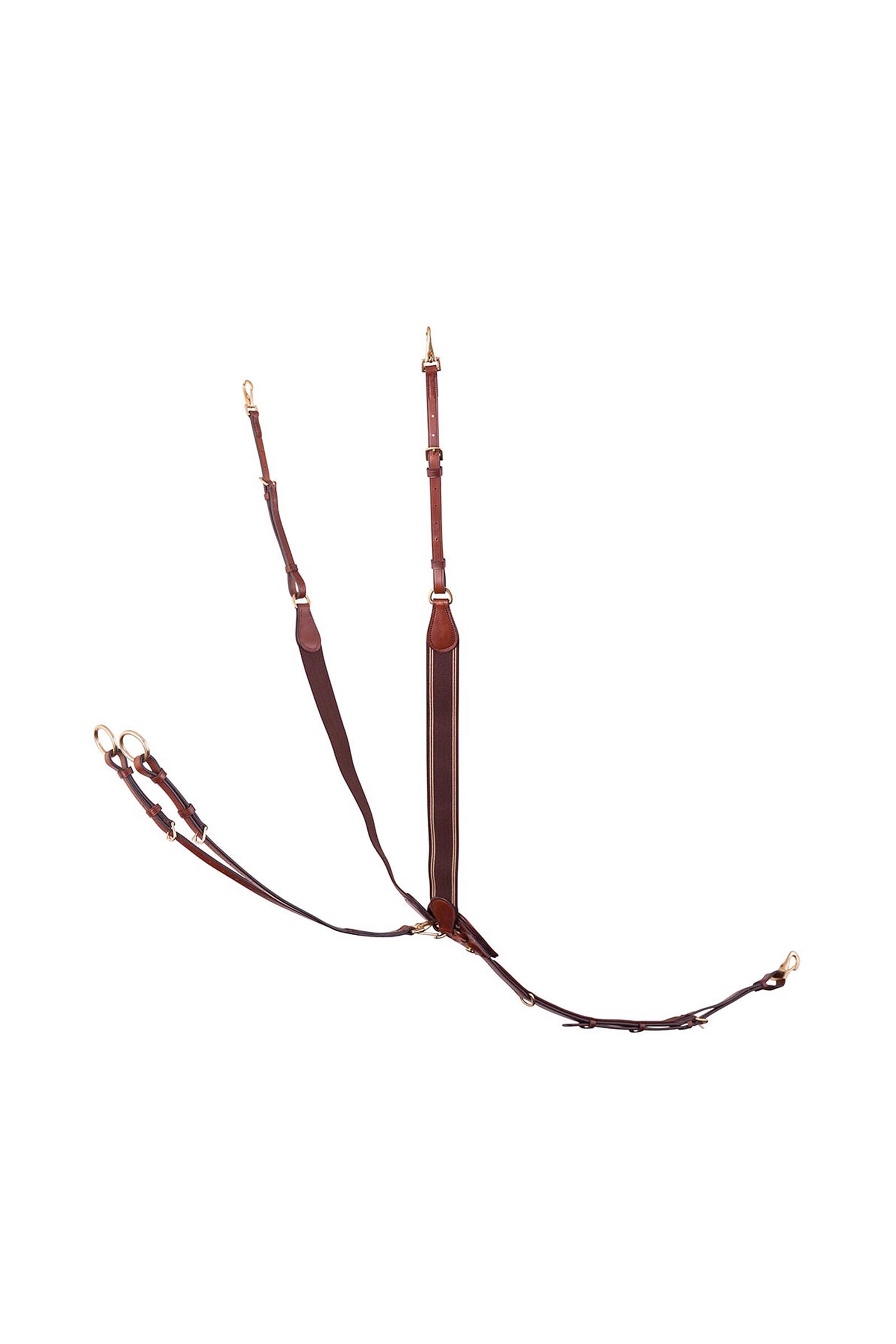 Tobacco BR Taunton elastyczny napierśnik z odpinanym martingale