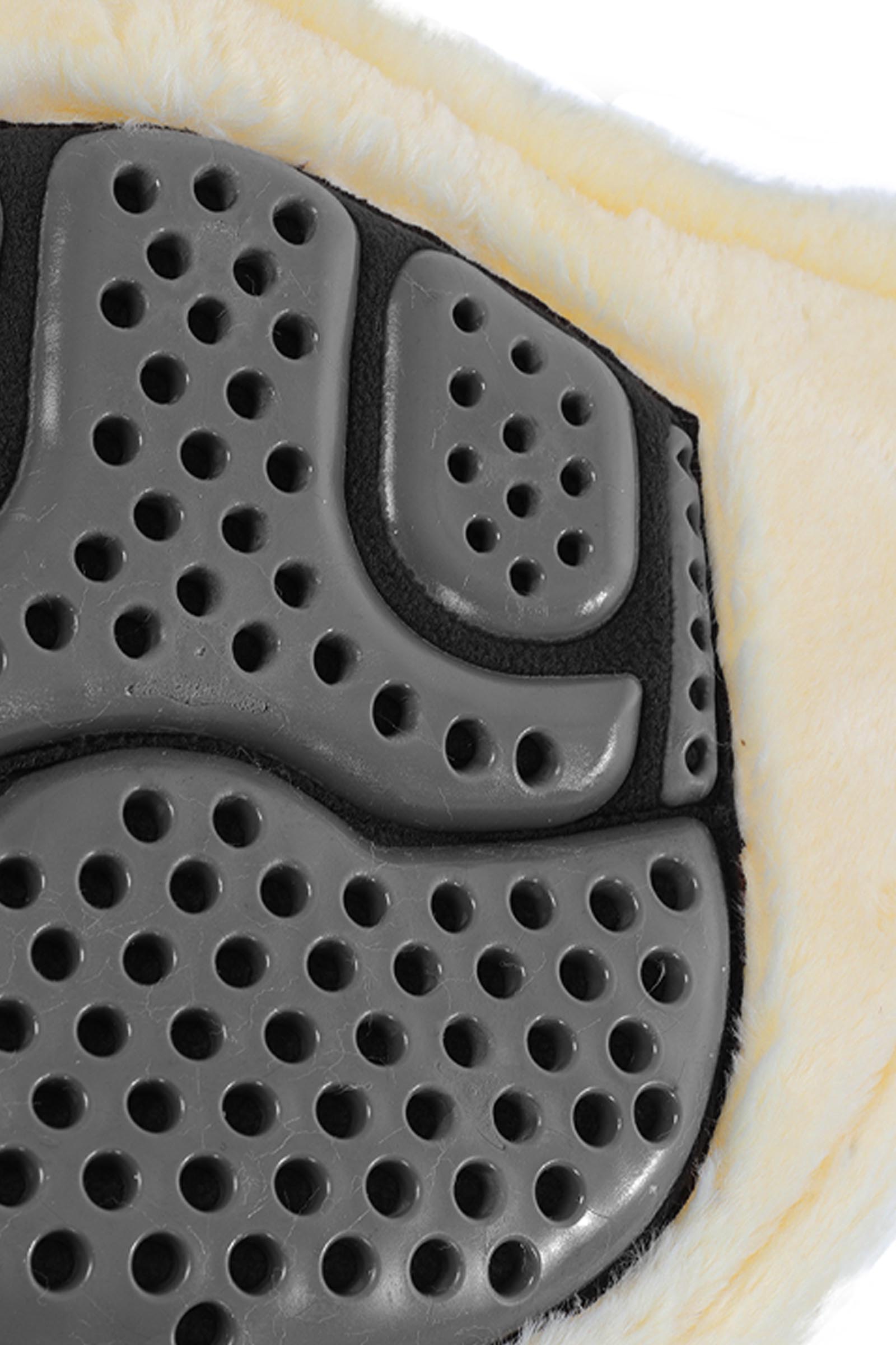 Acavallo popręg z osłoną na napierśnik Classic Gel z syntetycznym futrem  