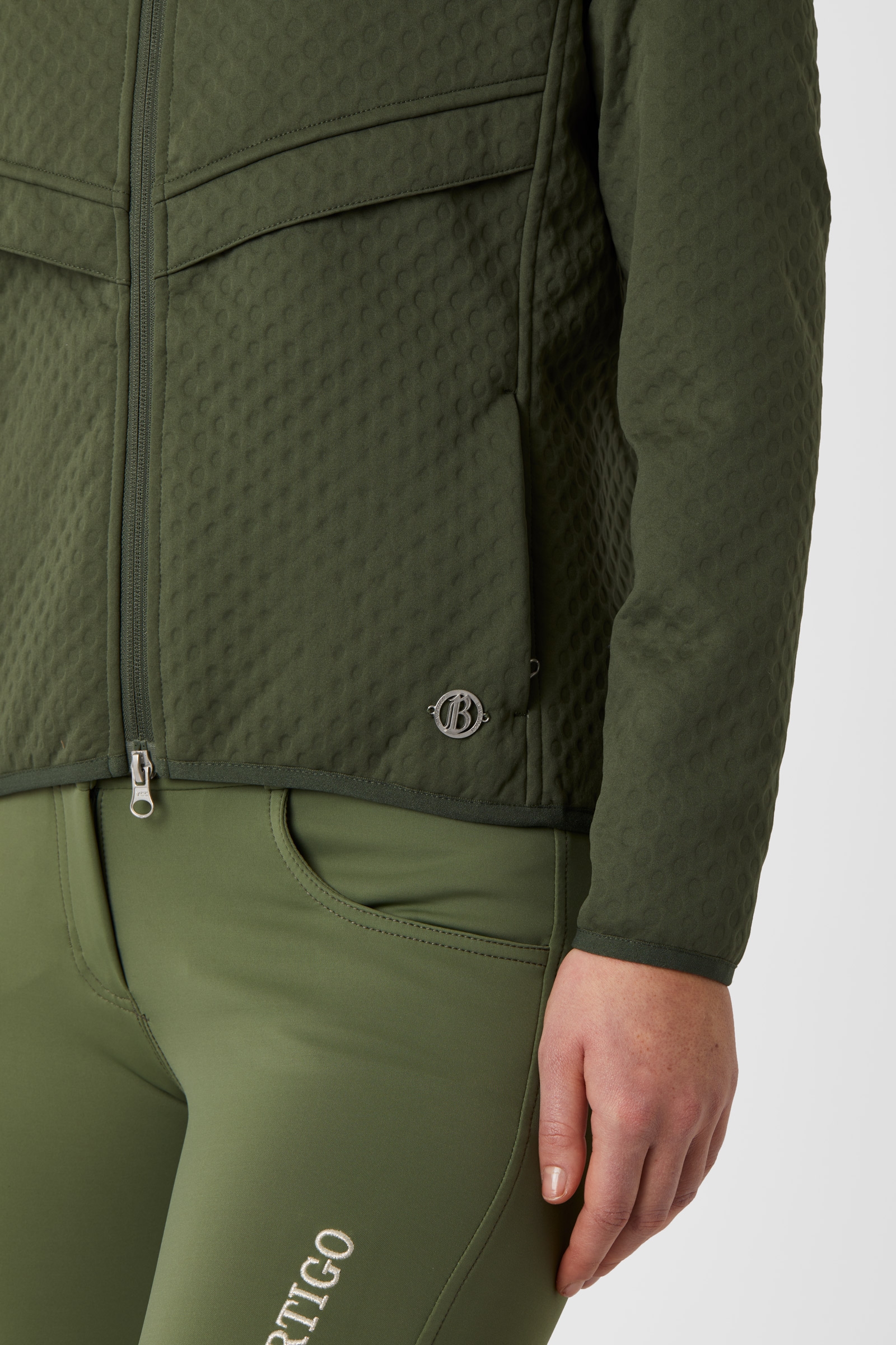 B Vertigo Norah Damska kurtka z kapturem z tkaniny scuba