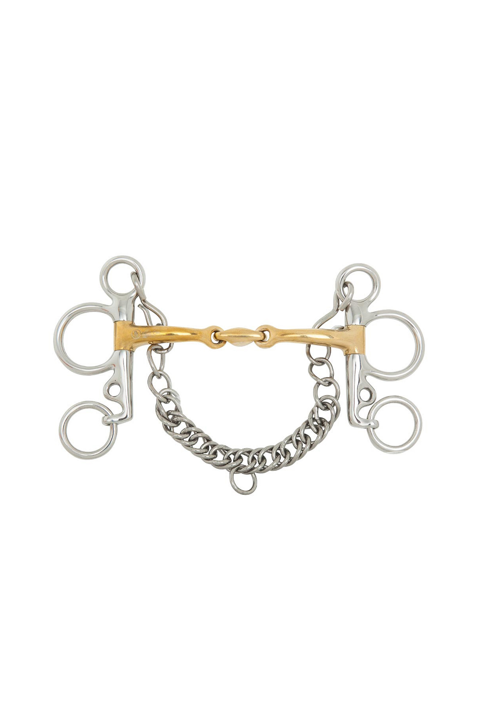 BR Soft Contact baby pelham, podw&oacute;jnie łamany, 14 mm, czanki 102 mm