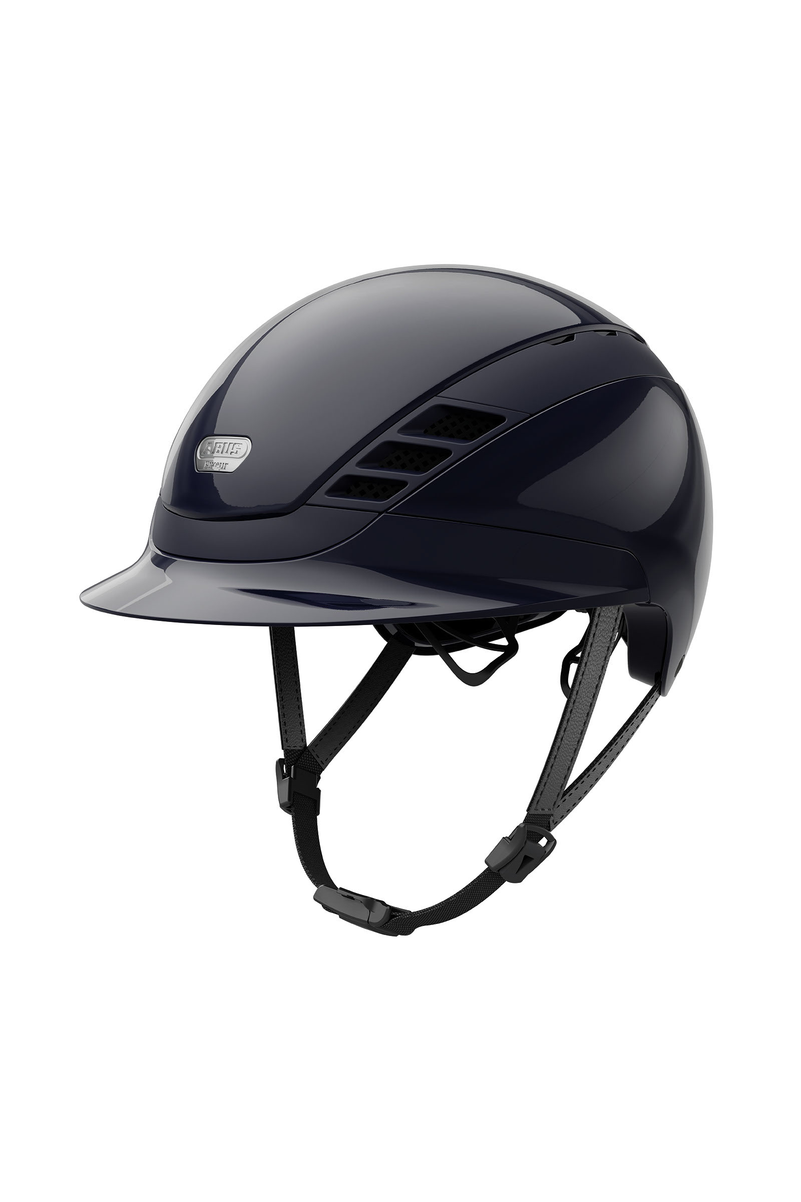 Dark Blue/ Shiny Abus Pikeur AirLuxe Pure Kask jeździecki