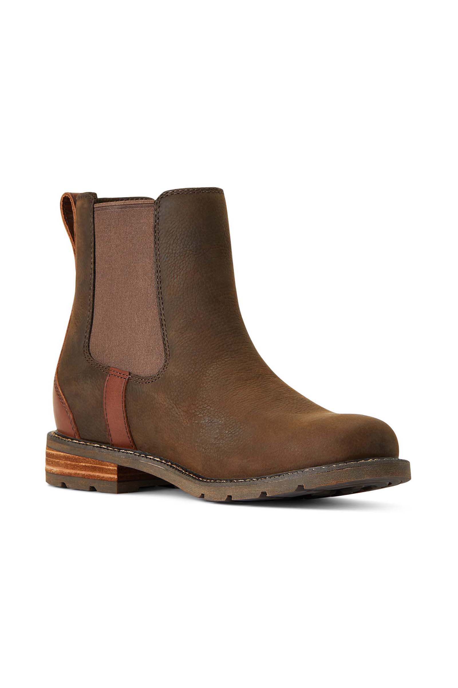 Java Dark Brown Ariat Wexford H2O Damskie wodoodporne buty casualowe