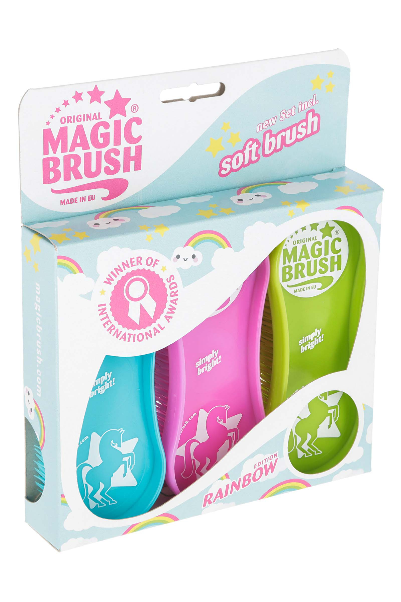 MagicBrush Tęczowy zestaw szczotek